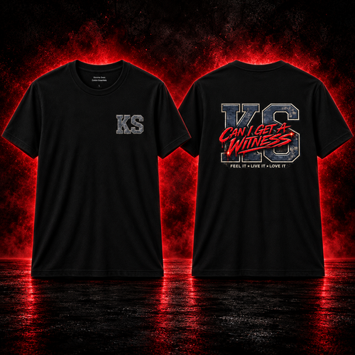 Can I Get a Witness Graphic T-Shirt | Unisex Streetwear Music Tee | Official Kimmie Swan Merch