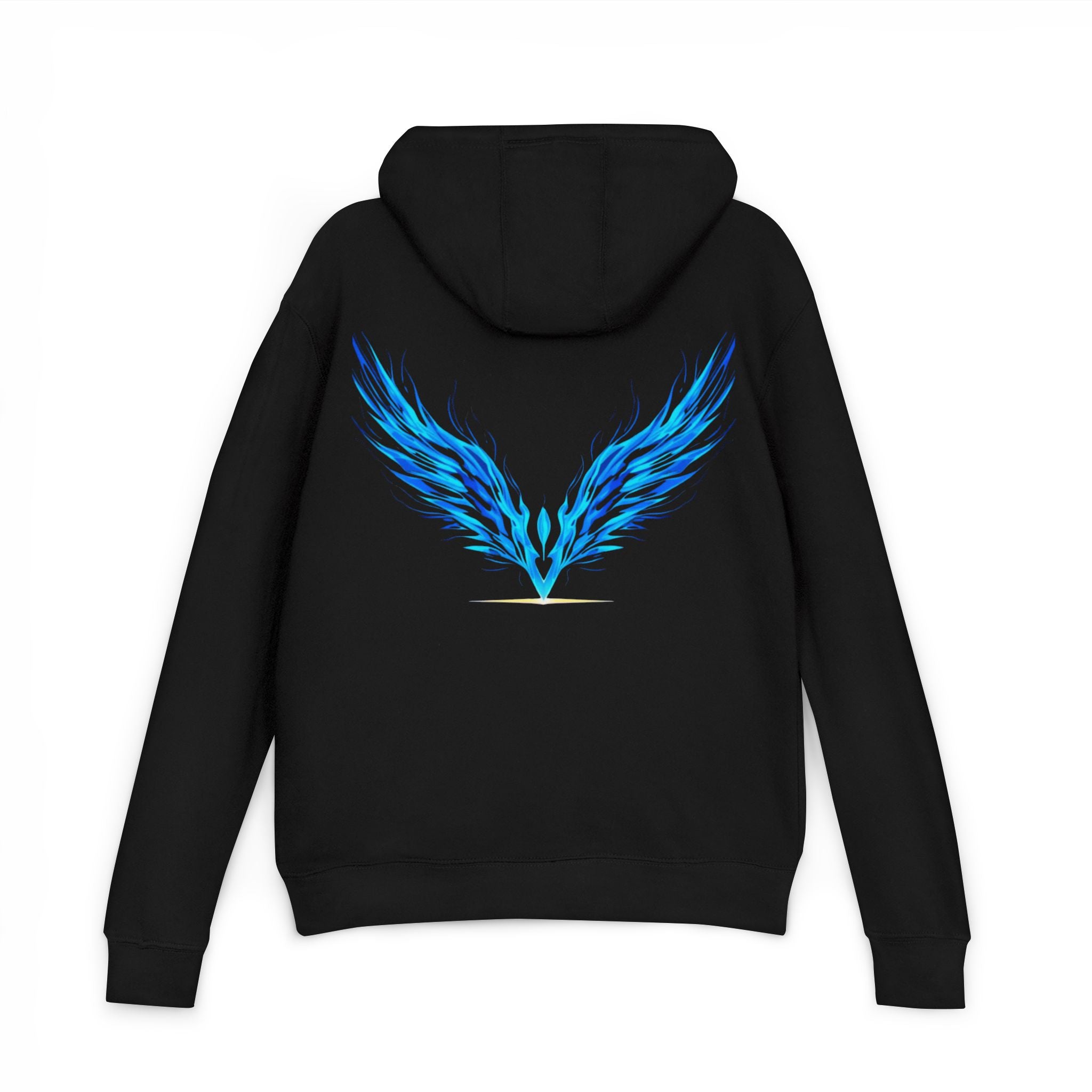 Sapphire Wing Emblem Hoodie | Official Kimmie Swan Merch | Unisex Streetwear