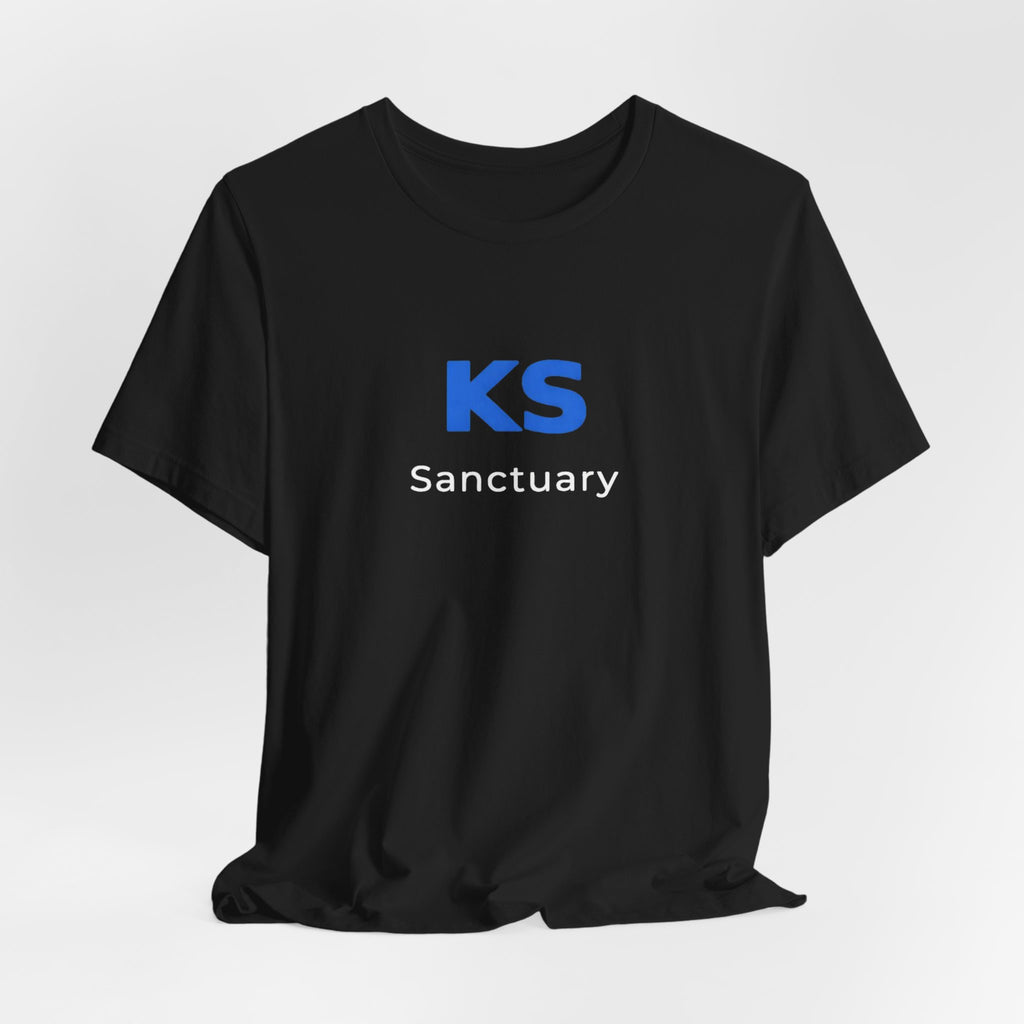 Official Kimmie Swan Merch | KS Sanctuary Minimalist Graphic T-Shirt | Black Unisex