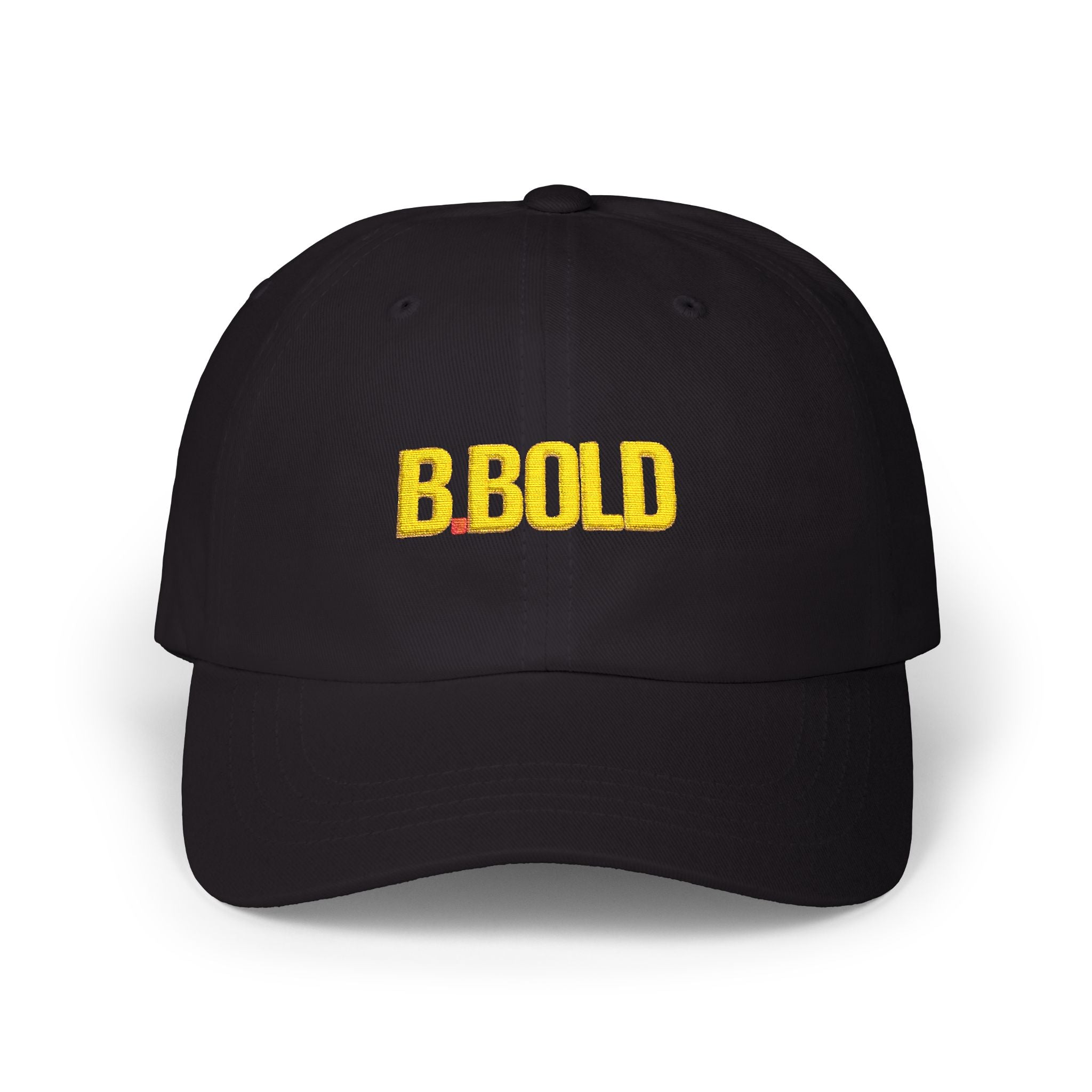 Be Bold Unisex Dad Hat, Adjustable Cap with Yellow Embroidery, Streetwear Hat (Select Colors)
