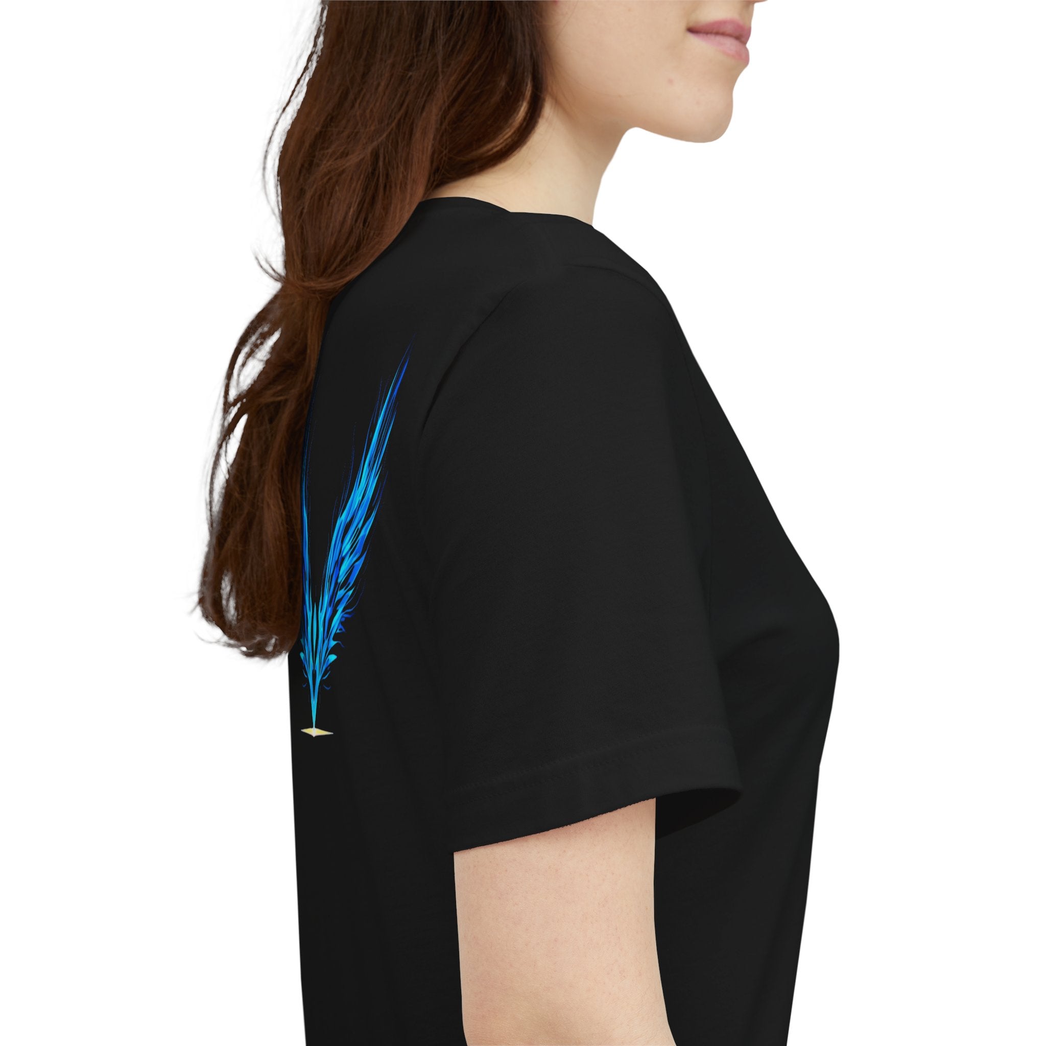 Sapphire Wing Emblem T-Shirt | Unisex Streetwear Tee |Official Kimmie Swan Merch