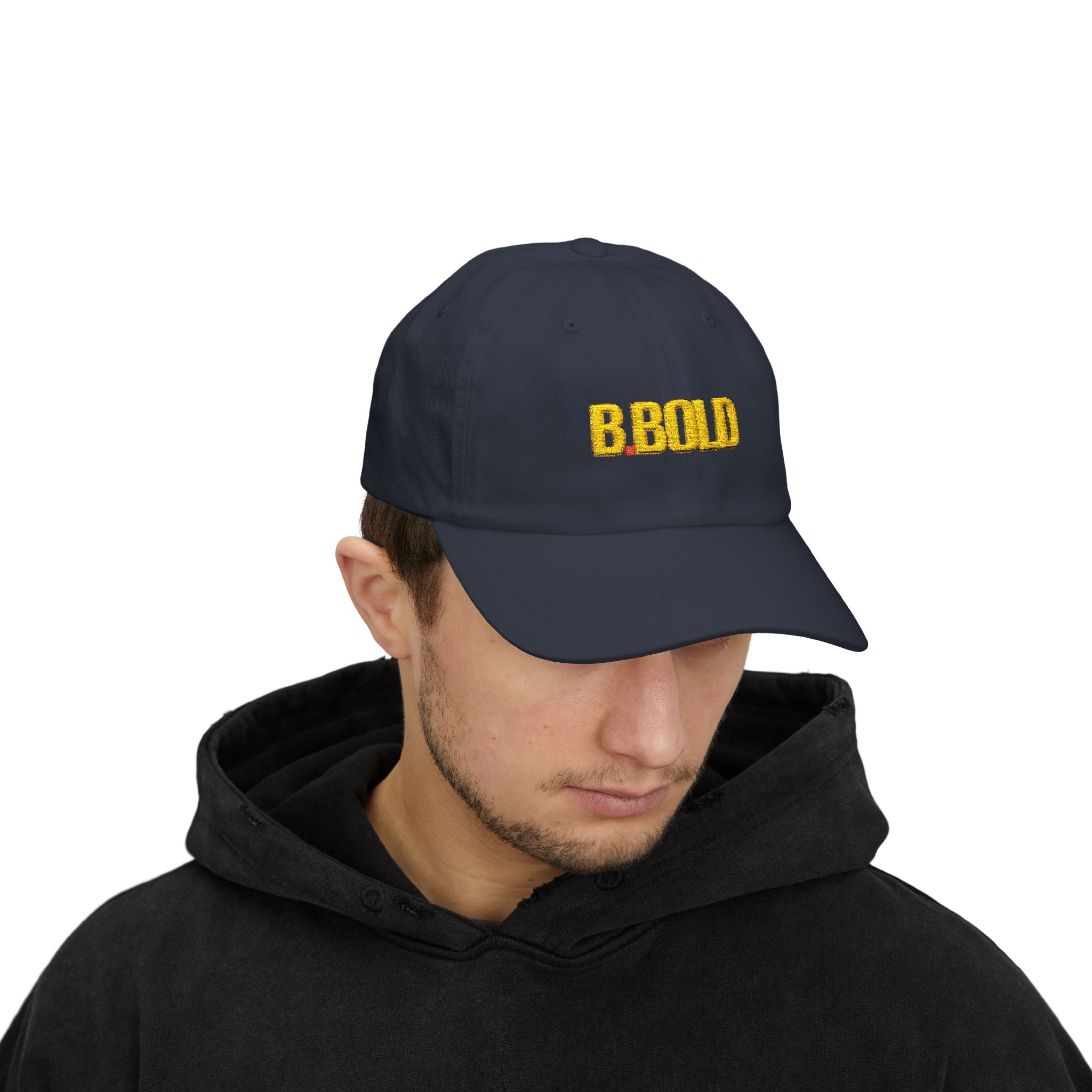 Be Bold Unisex Dad Hat, Adjustable Cap with Yellow Embroidery, Streetwear Hat (Select Colors)