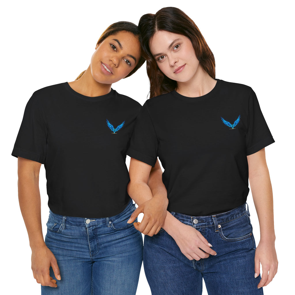 Sapphire Wing Emblem T-Shirt | Unisex Streetwear Tee |Official Kimmie Swan Merch