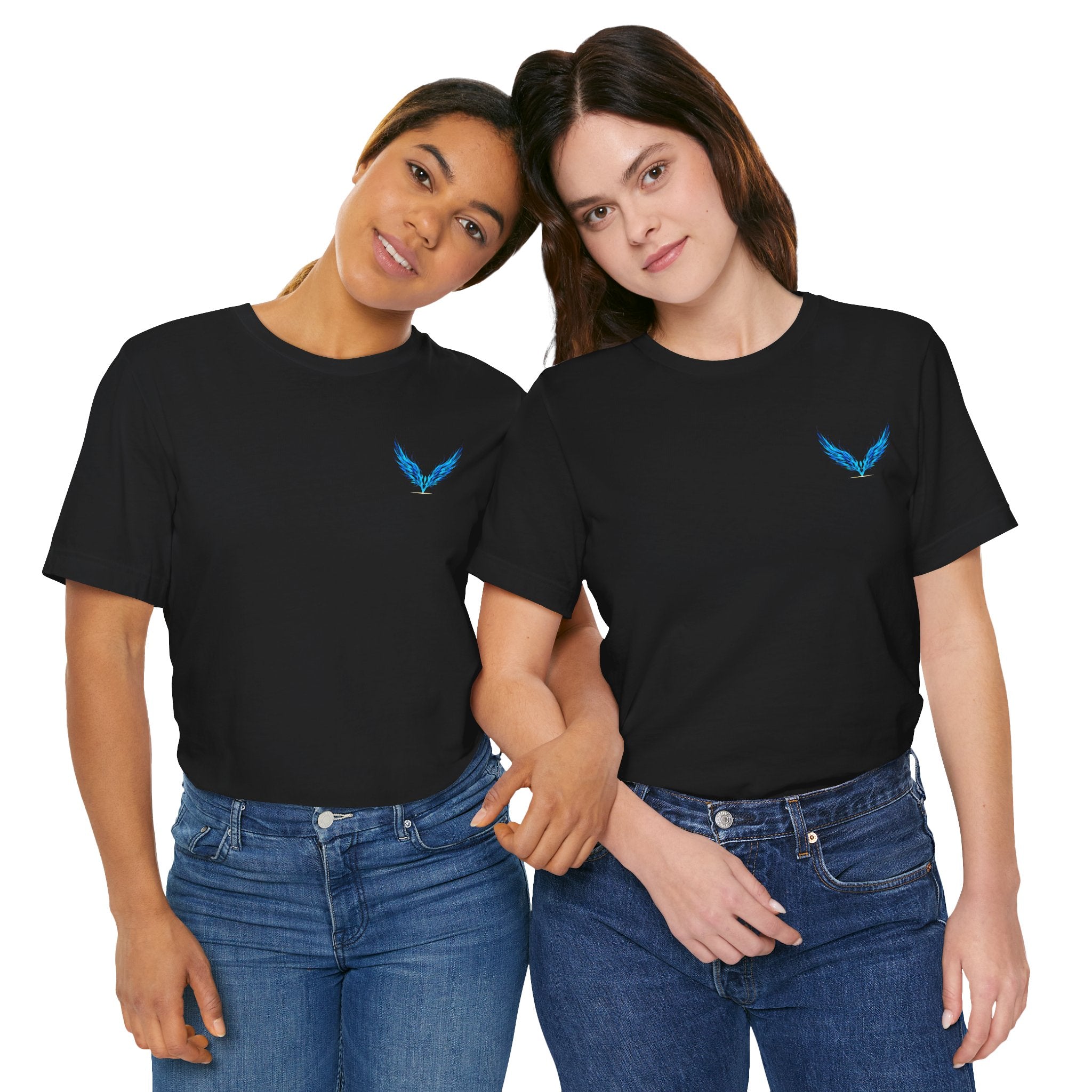 Sapphire Wing Emblem T-Shirt | Unisex Streetwear Tee |Official Kimmie Swan Merch