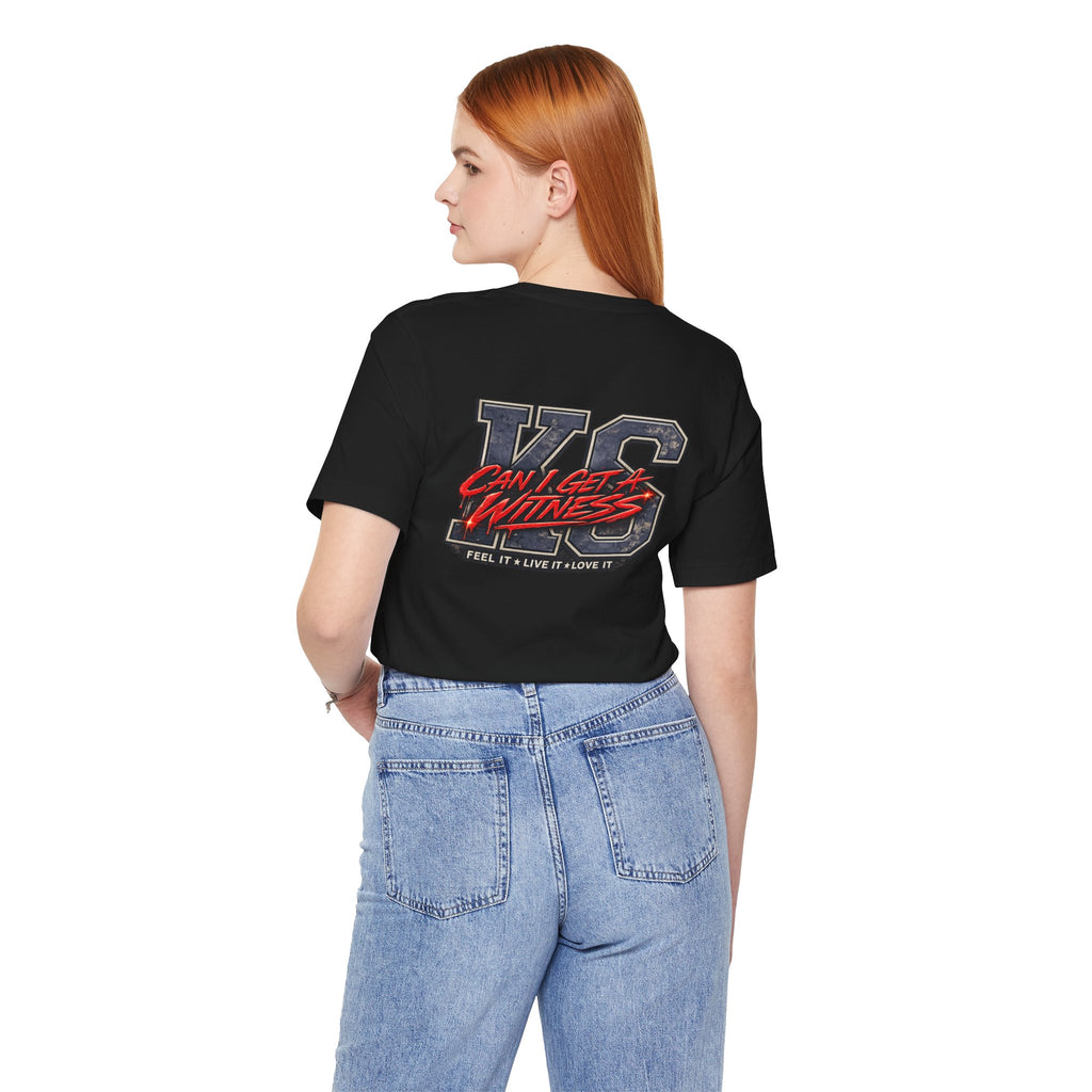 Can I Get a Witness Graphic T-Shirt | Unisex Streetwear Music Tee | Official Kimmie Swan Merch