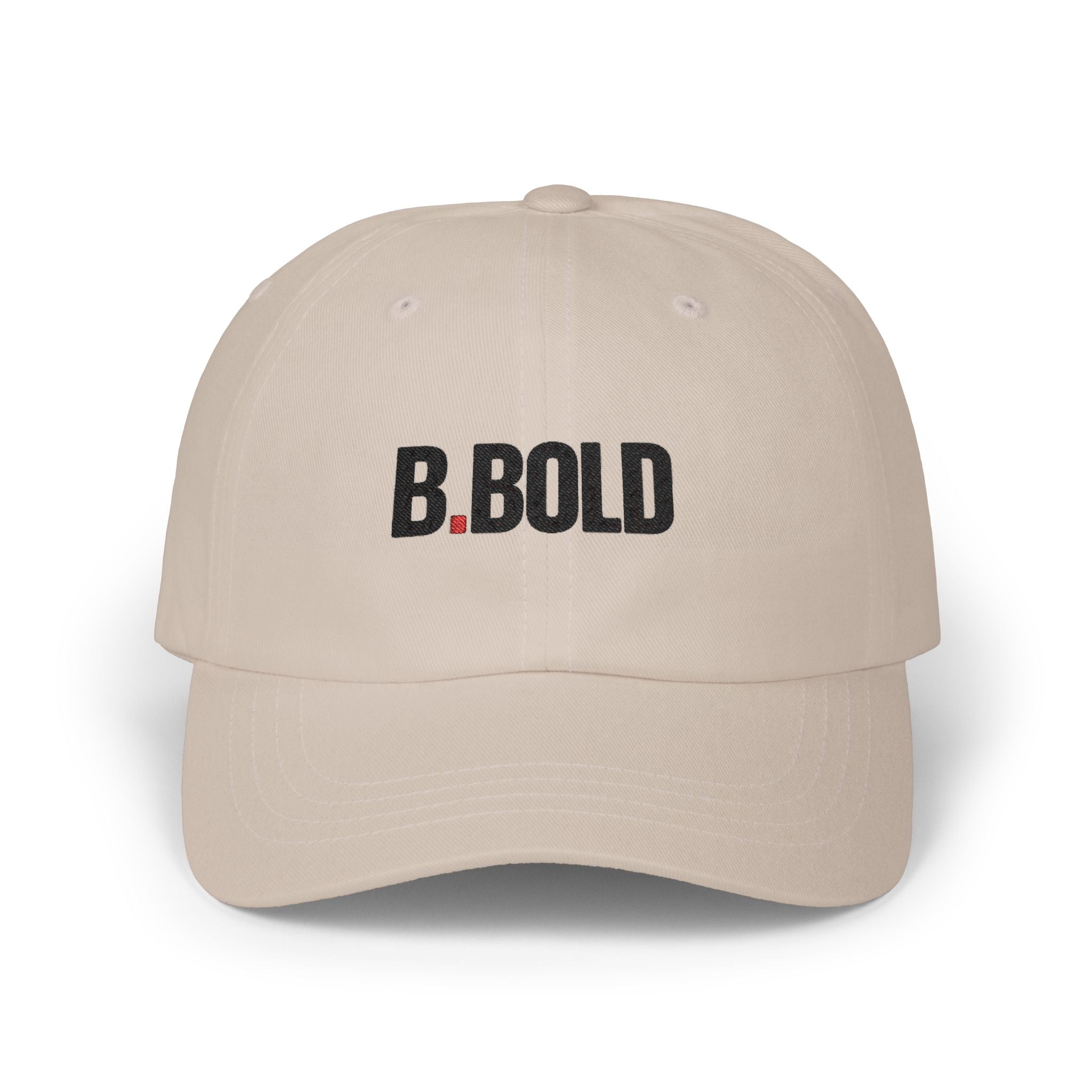 Be Bold Dad Hat – White Embroidered Adjustable Cap (Select Colors)