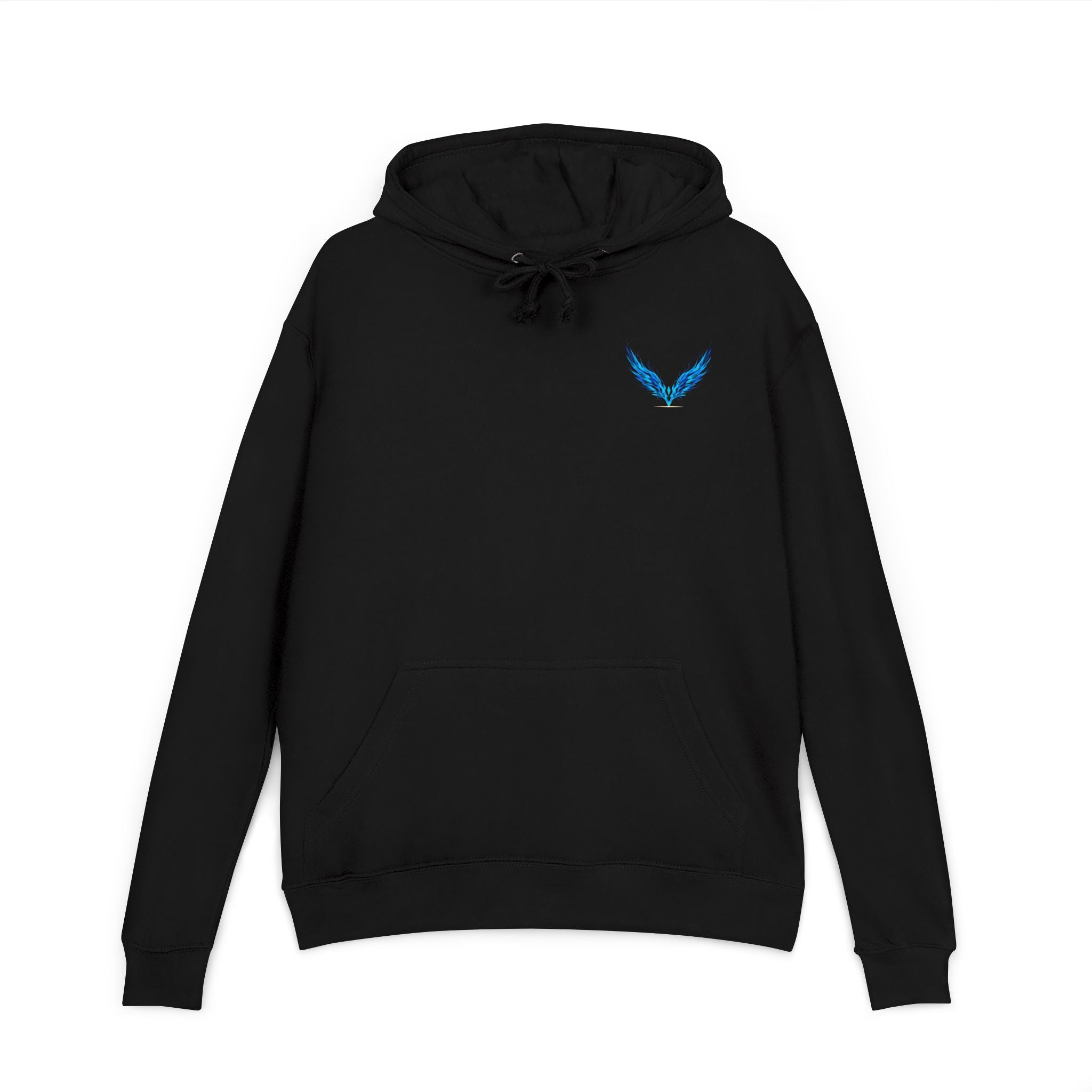 Sapphire Wing Emblem Hoodie | Unisex Streetwear  | Official Kimmie Swan Merch