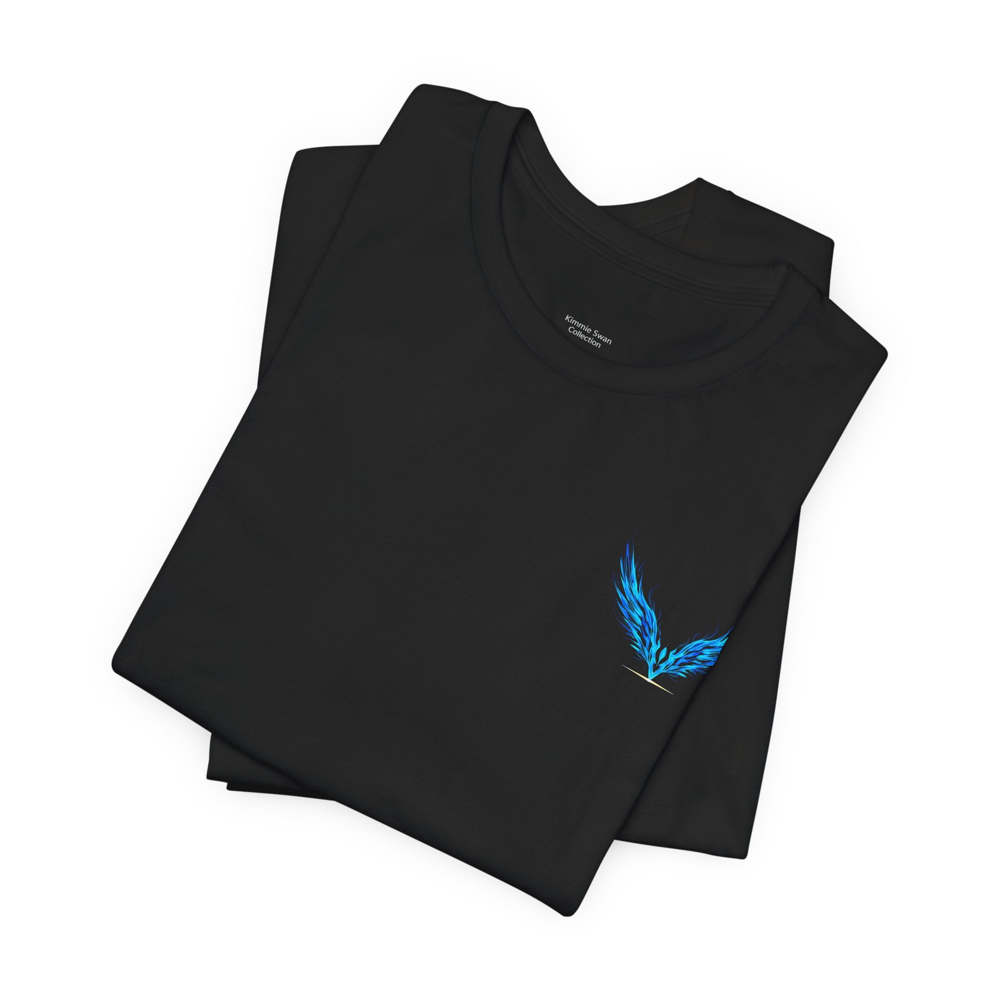 Sapphire Wing Emblem T-Shirt | Unisex Streetwear Tee |Official Kimmie Swan Merch