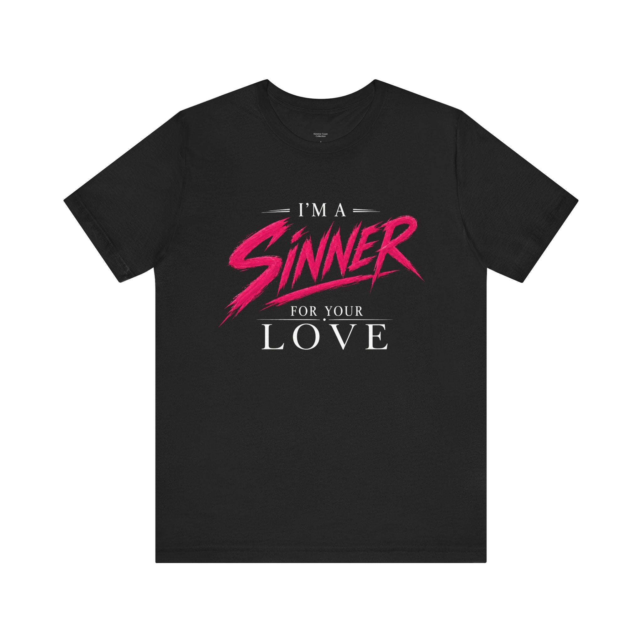 Sinner T-Shirt | Unisex Streetwear Music Tee | Official Kimmie Swan Merch