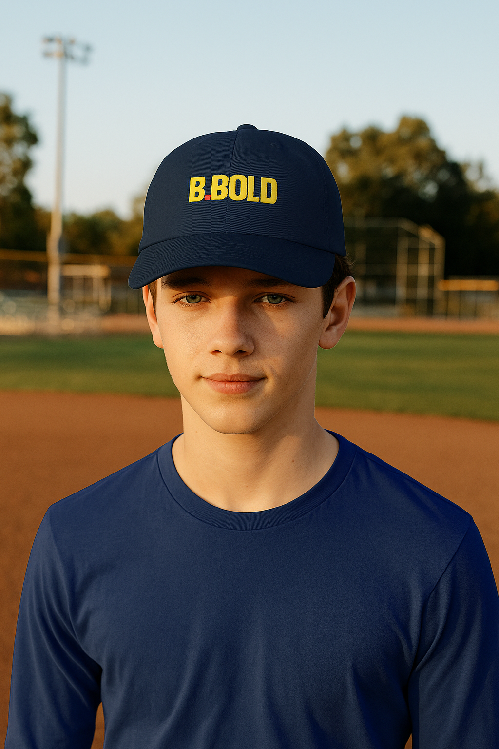 Be Bold Unisex Dad Hat, Adjustable Cap with Yellow Embroidery, Streetwear Hat (Select Colors)