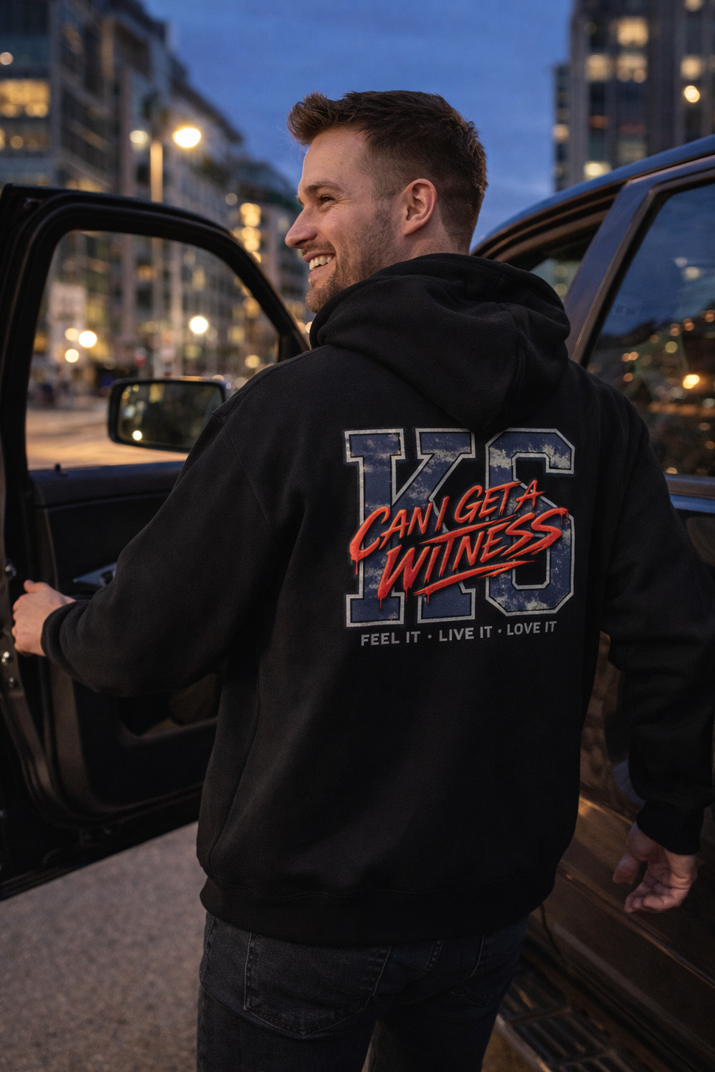 Can I Get a Witness Graphic Unisex Hoodie | Official Kimmie Swan Merch