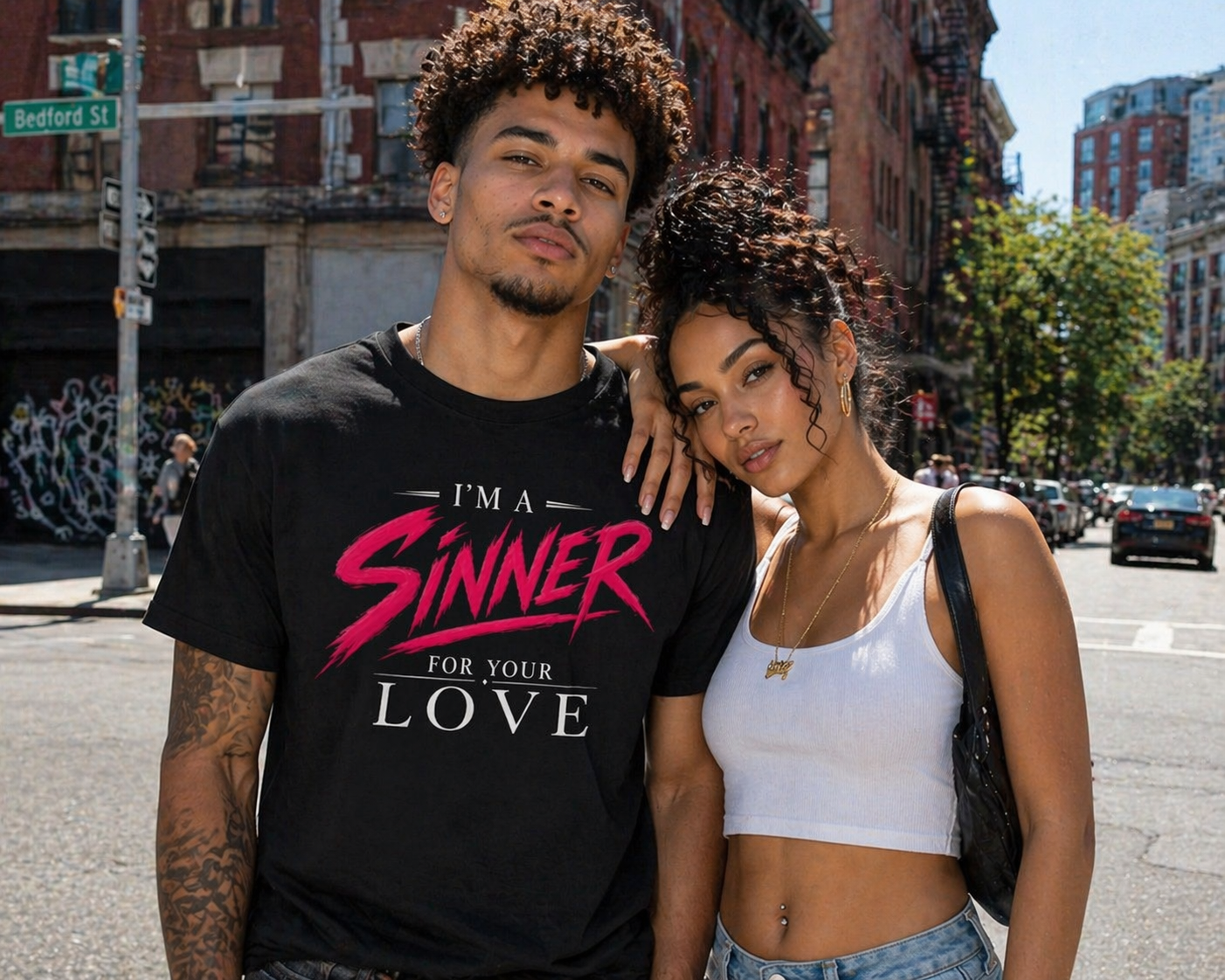 Sinner T-Shirt | Unisex Streetwear Music Tee | Official Kimmie Swan Merch
