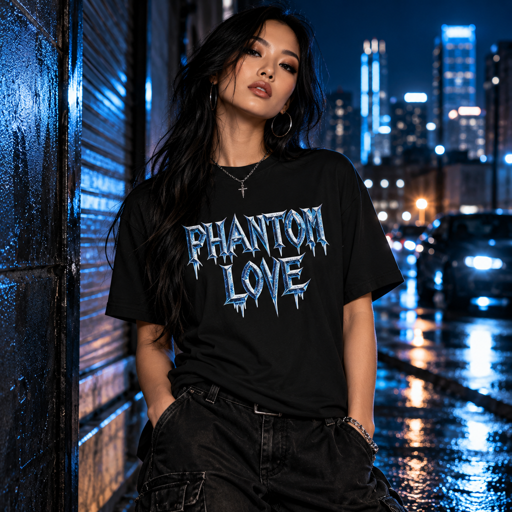 Phantom Love T-Shirt | Alternative Rock Streetwear | Official Kimmie Swan Merch