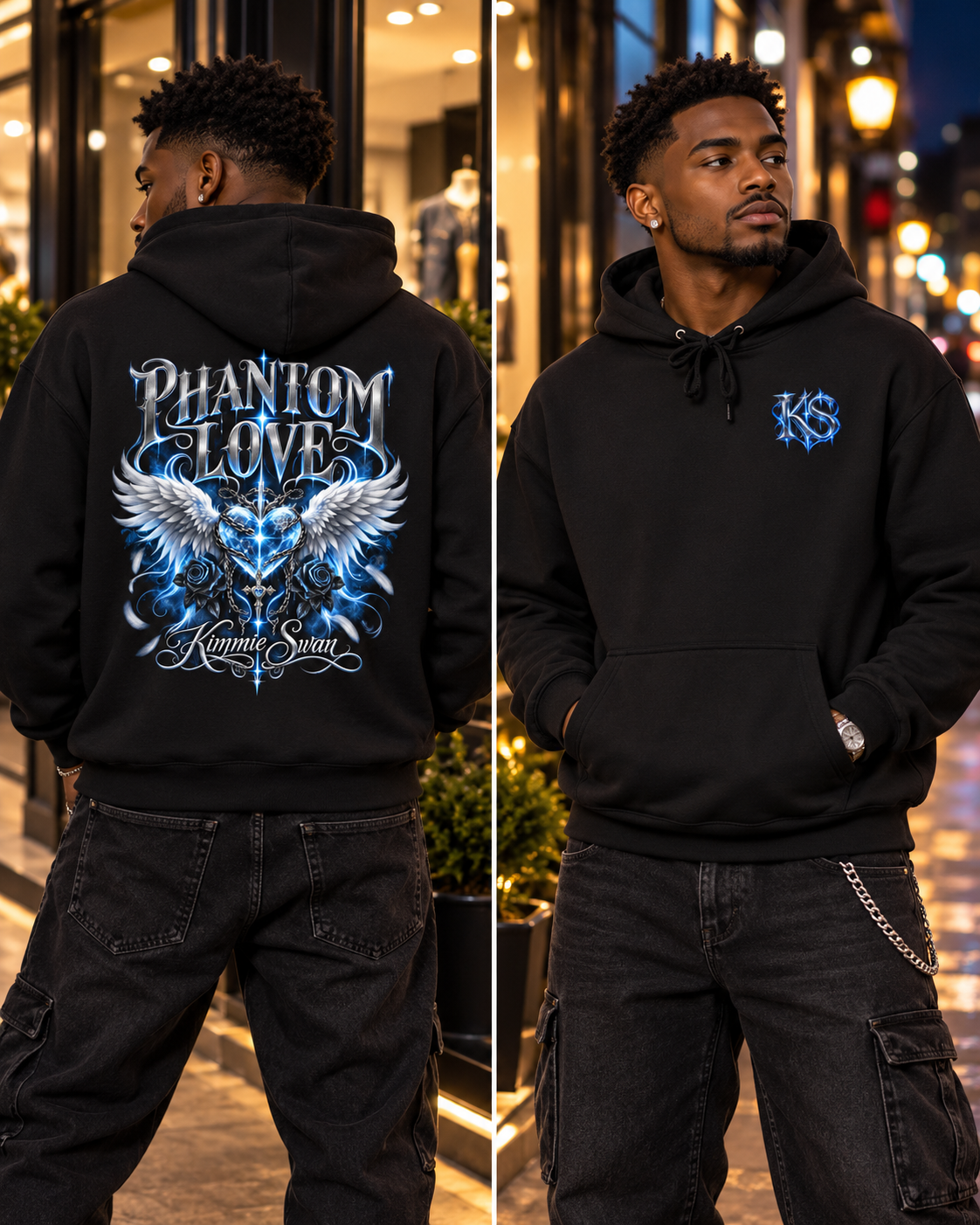 Phantom Love Hoodie | Alternative Rock Streetwear | Official Kimmie Swan Merch