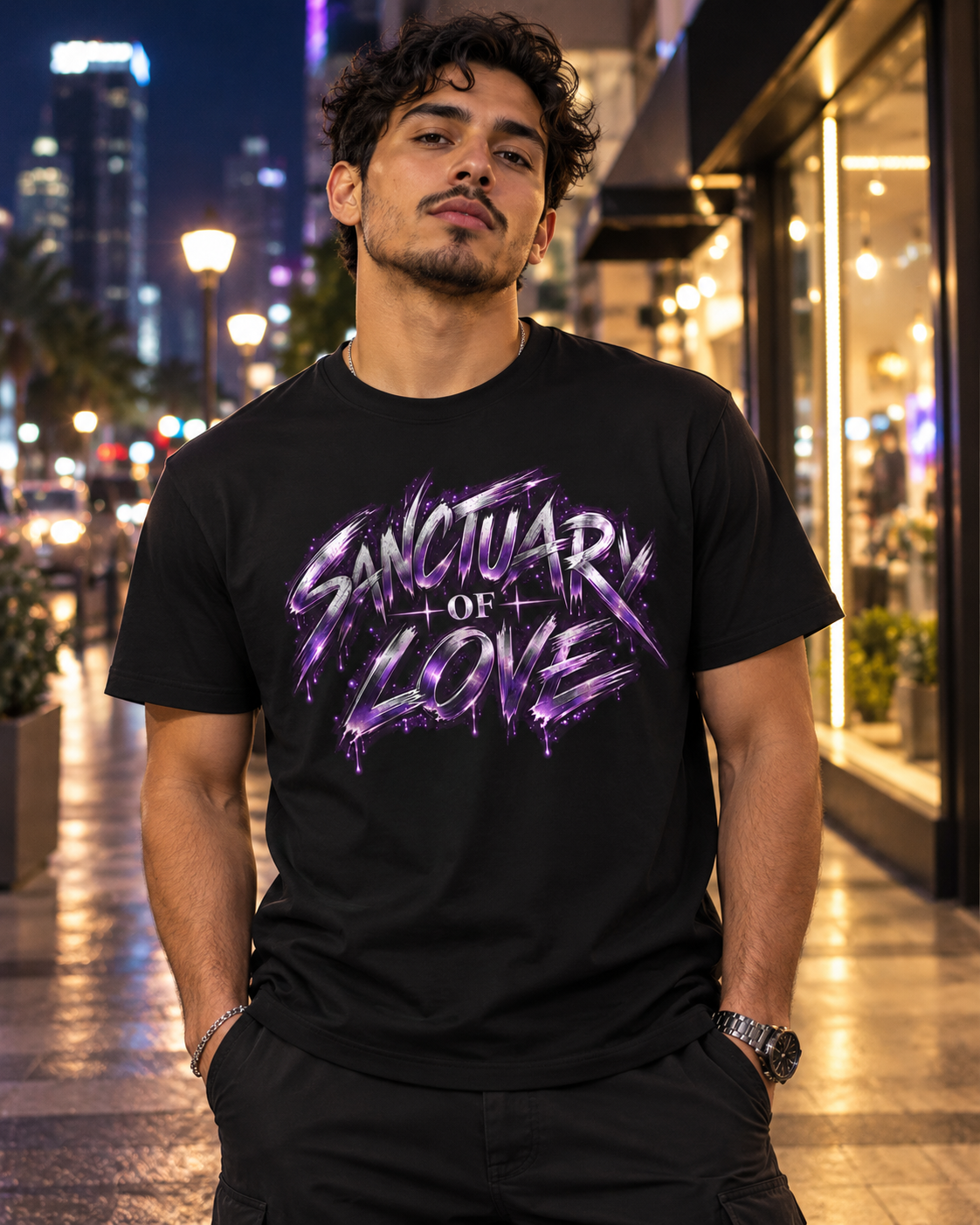 Sanctuary of Love T-Shirt | Alternative Rock Streetwear | Official Kimmie Swan Merch