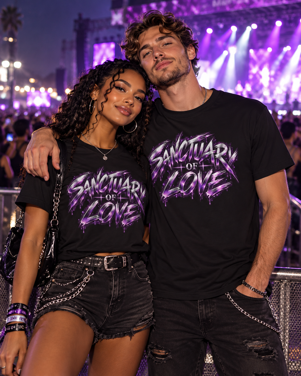 Sanctuary of Love T-Shirt | Alternative Rock Streetwear | Official Kimmie Swan Merch