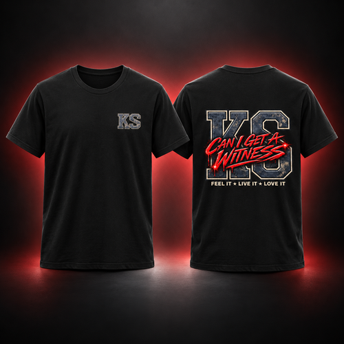 Can I Get a Witness T-Shirt | Alternative Rock Streetwear | Official Kimmie Swan Merch