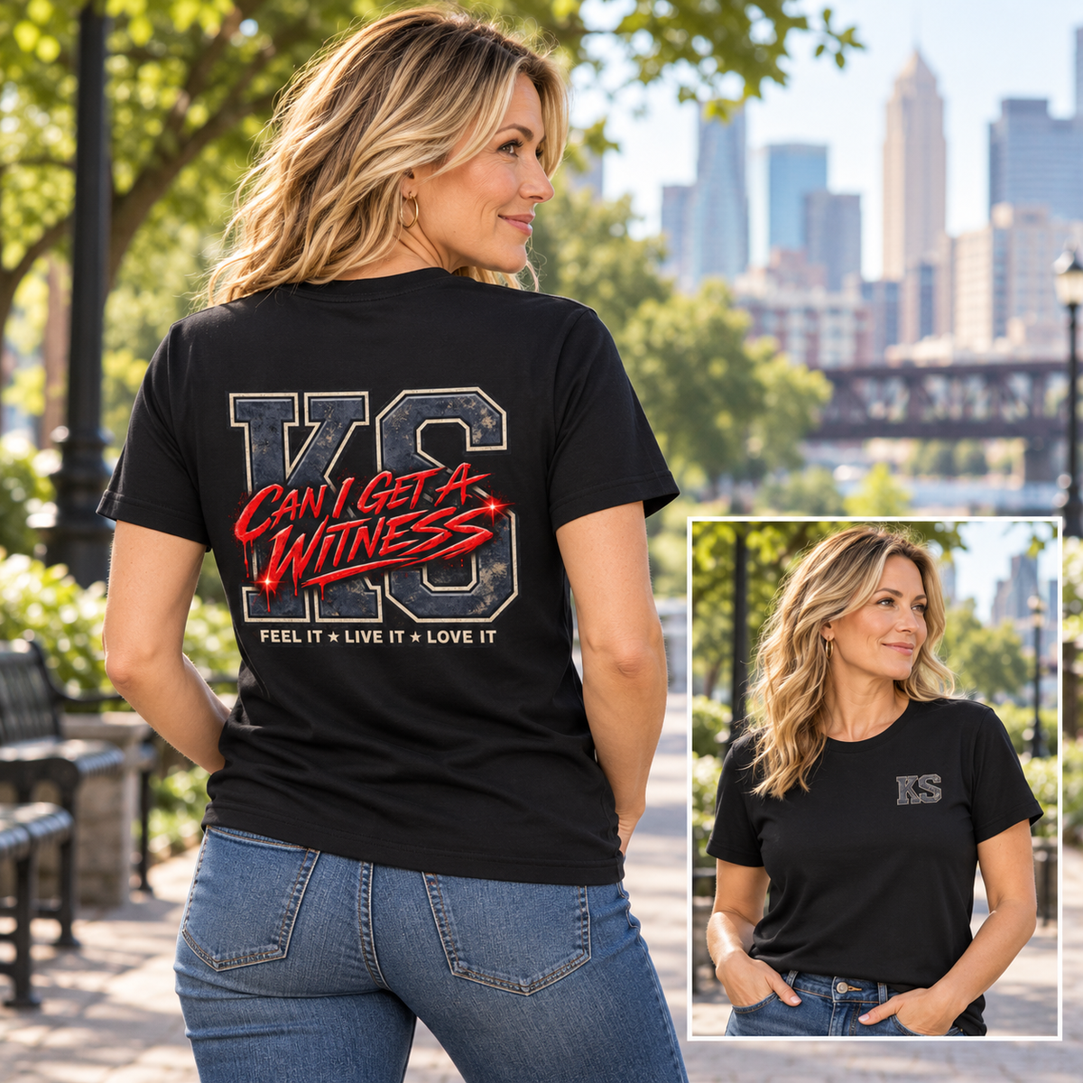 Can I Get a Witness T-Shirt | Alternative Rock Streetwear | Official Kimmie Swan Merch