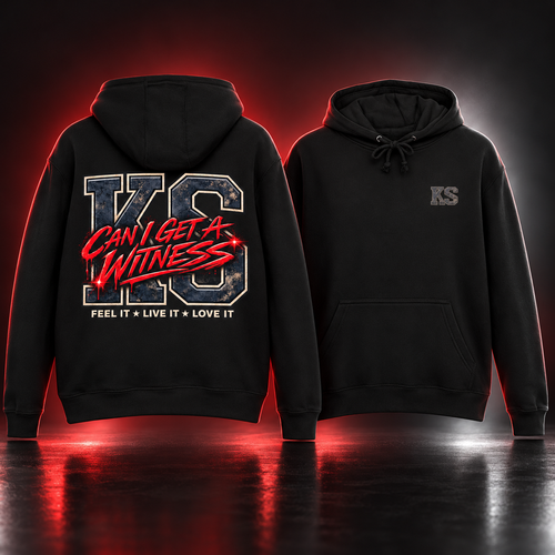 Can I Get a Witness Hoodie | Alternative Rock Streetwear | Official Kimmie Swan Merch