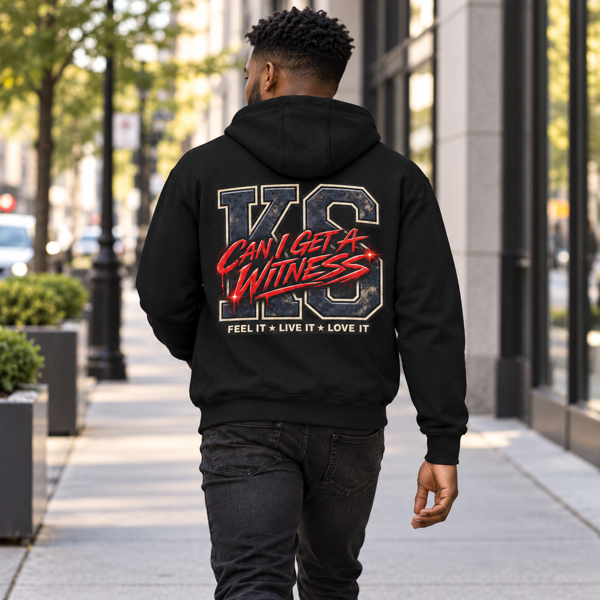 Can I Get a Witness Hoodie | Alternative Rock Streetwear | Official Kimmie Swan Merch