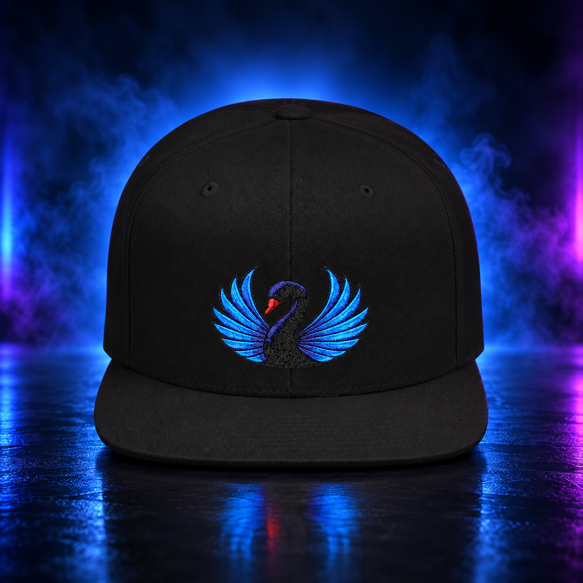 Sapphire Wing Swan™ Flatbill Hat | Limited Edition | Official Kimmie Swan Merch