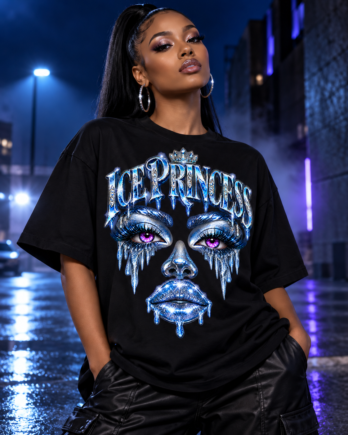 Ice Princess T-Shirt | Alternative Rock Streetwear | Official Kimmie Swan Merch