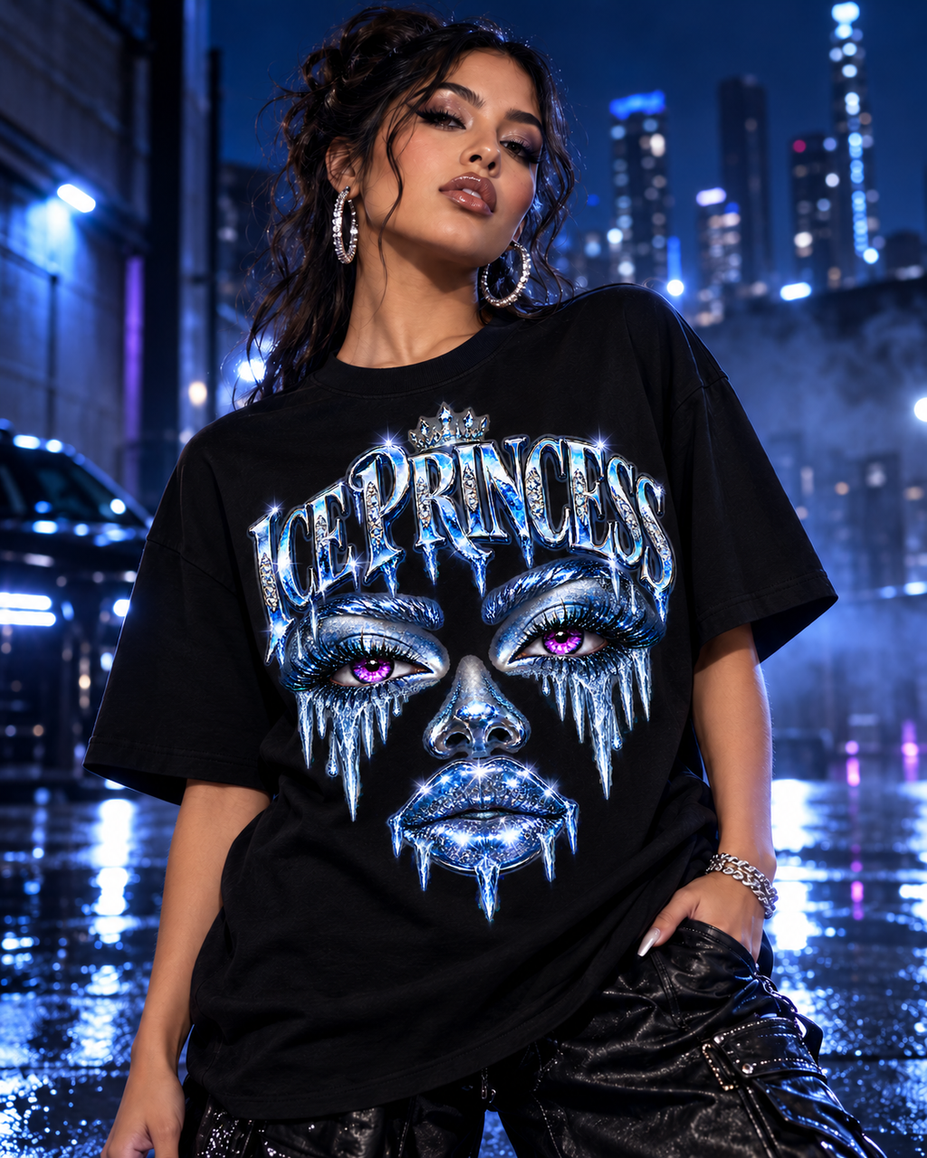 Ice Princess T-Shirt | Alternative Rock Streetwear | Official Kimmie Swan Merch