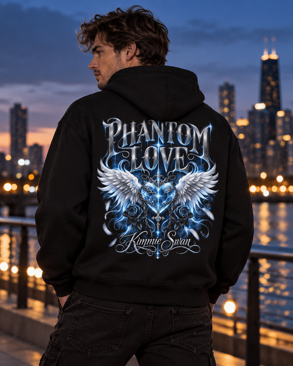 Phantom Love Hoodie | Alternative Rock Streetwear | Official Kimmie Swan Merch