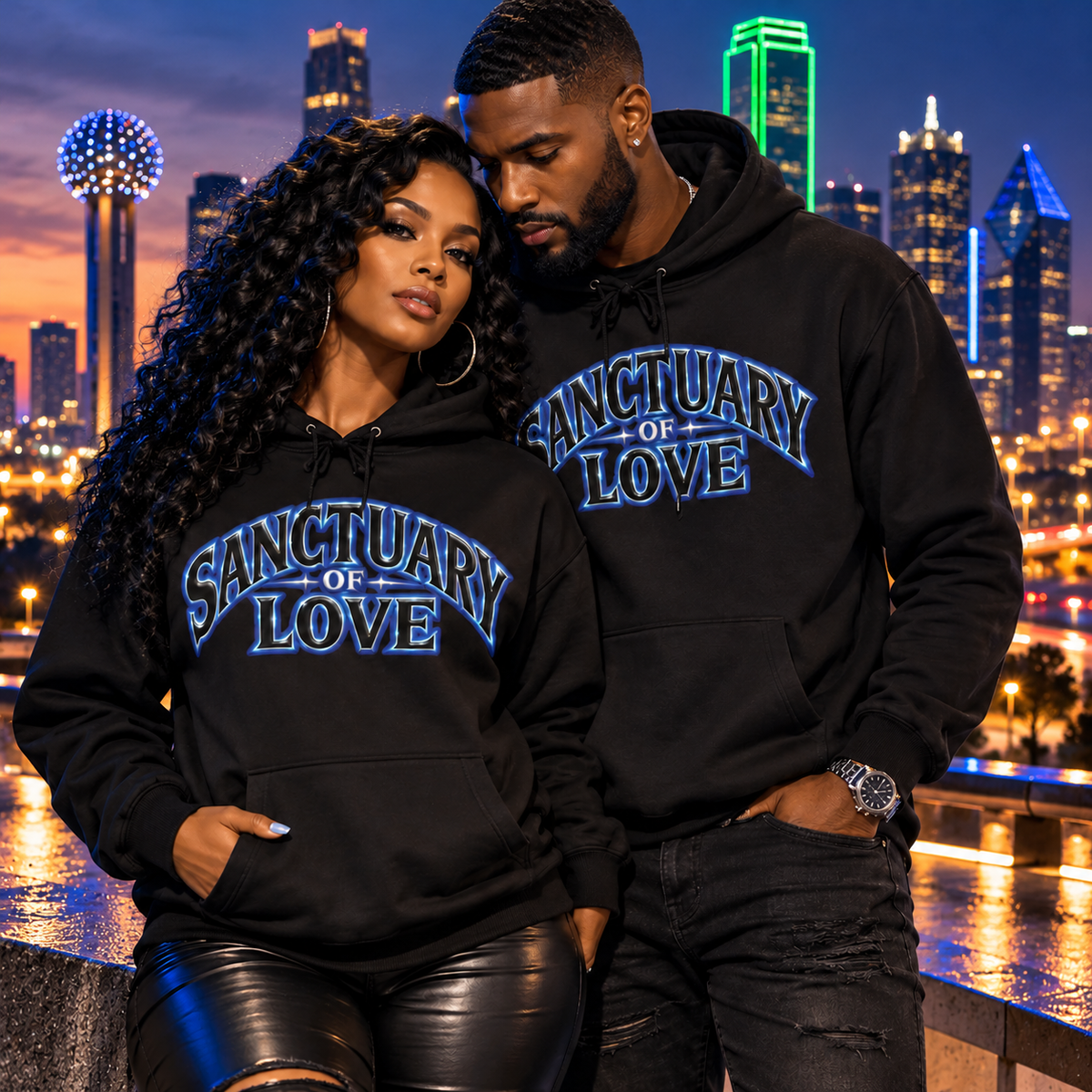 Sanctuary of Love Arch Hoodie | Alternative Rock Streetwear | Official Kimmie Swan Merch