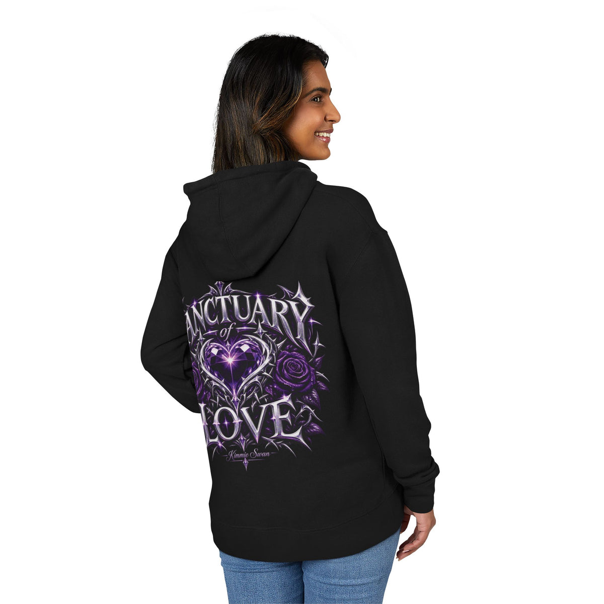 Sanctuary of Love Hoodie | Alternative Rock Streetwear | Official Kimmie Swan Merch