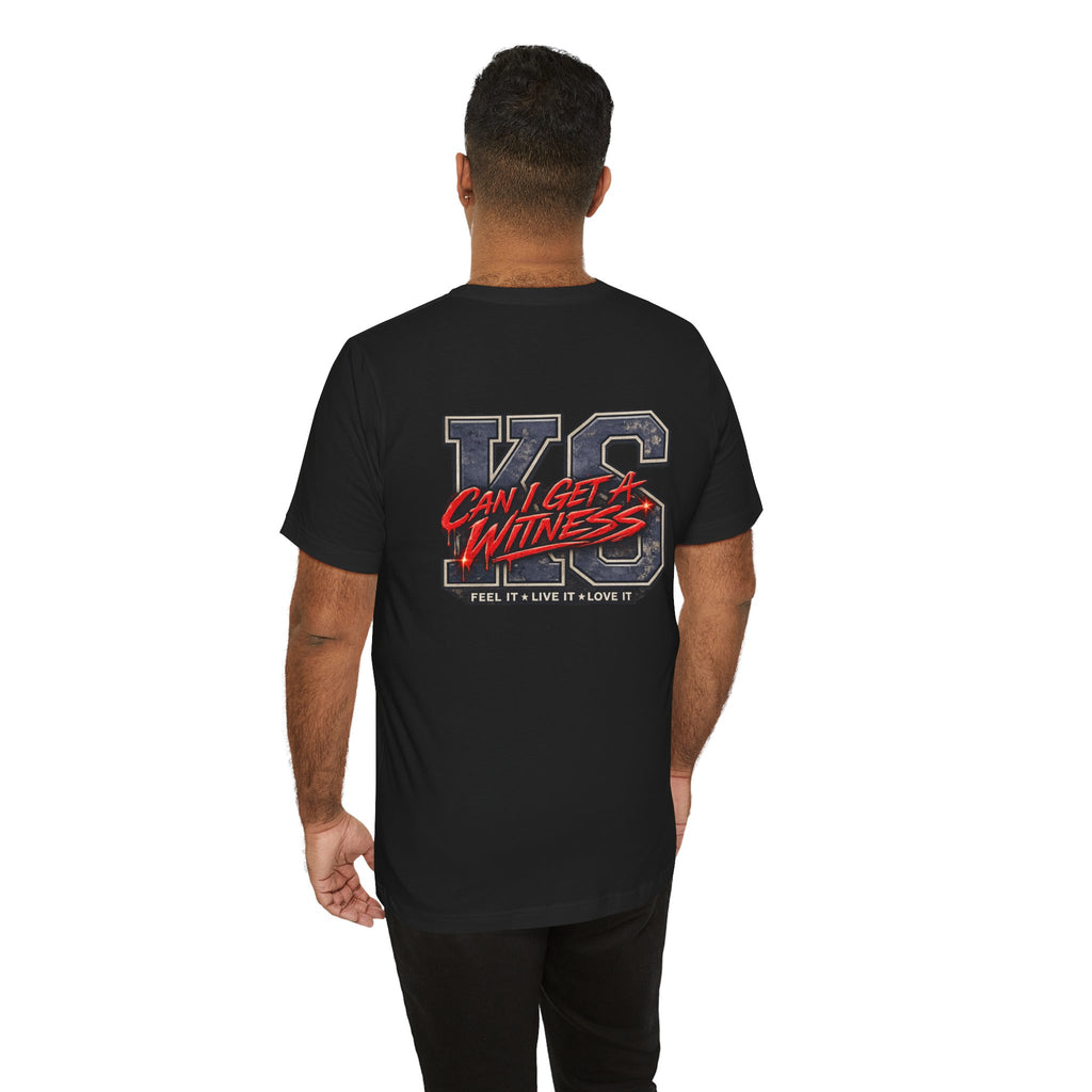Can I Get a Witness Graphic T-Shirt | Unisex Streetwear Music Tee | Official Kimmie Swan Merch