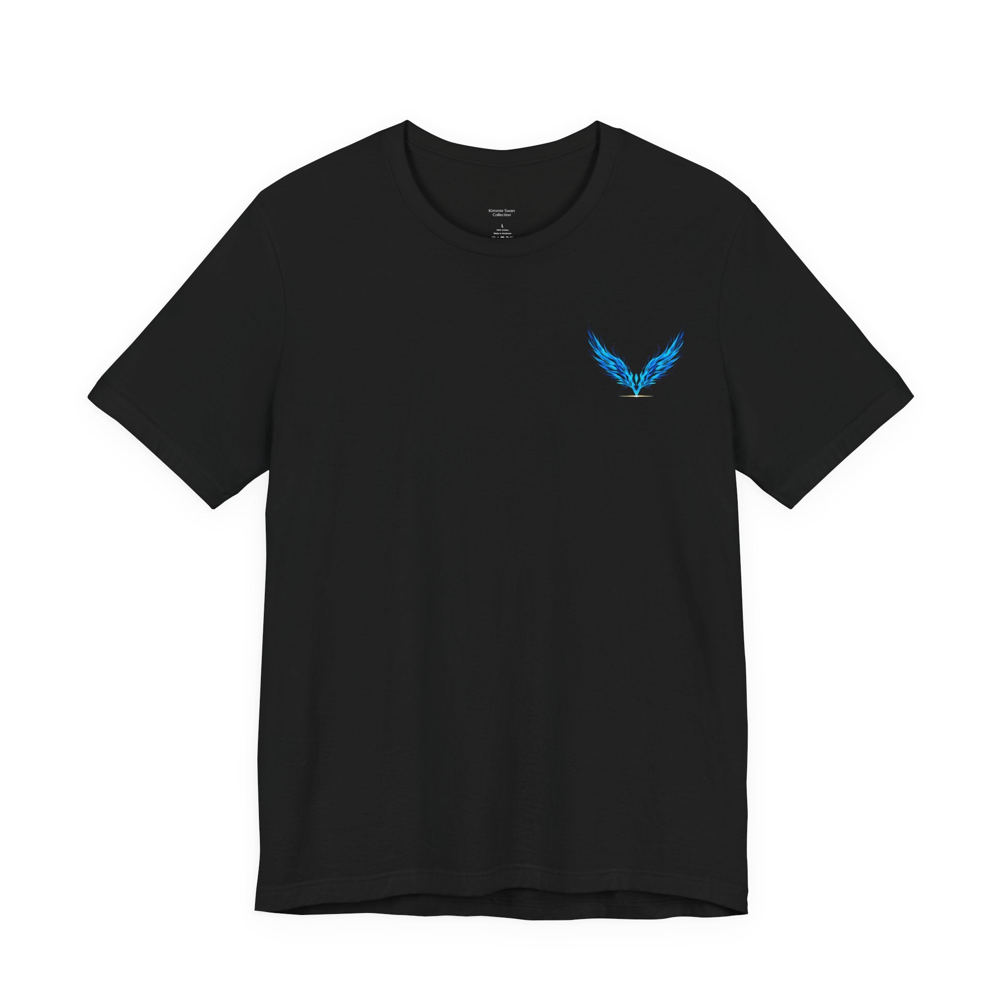 Sapphire Wing Emblem T-Shirt | Unisex Streetwear Tee |Official Kimmie Swan Merch