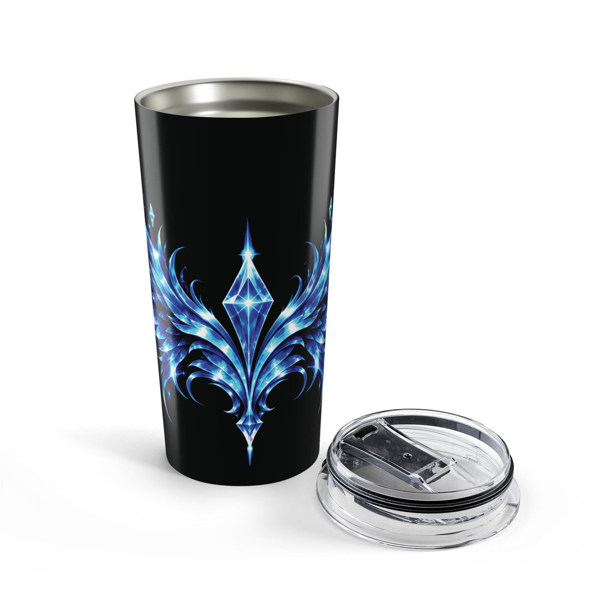 Sapphire Wing Emblem 20oz Tumbler | Stainless Steel Travel Mug | Official Kimmie Swan Merch