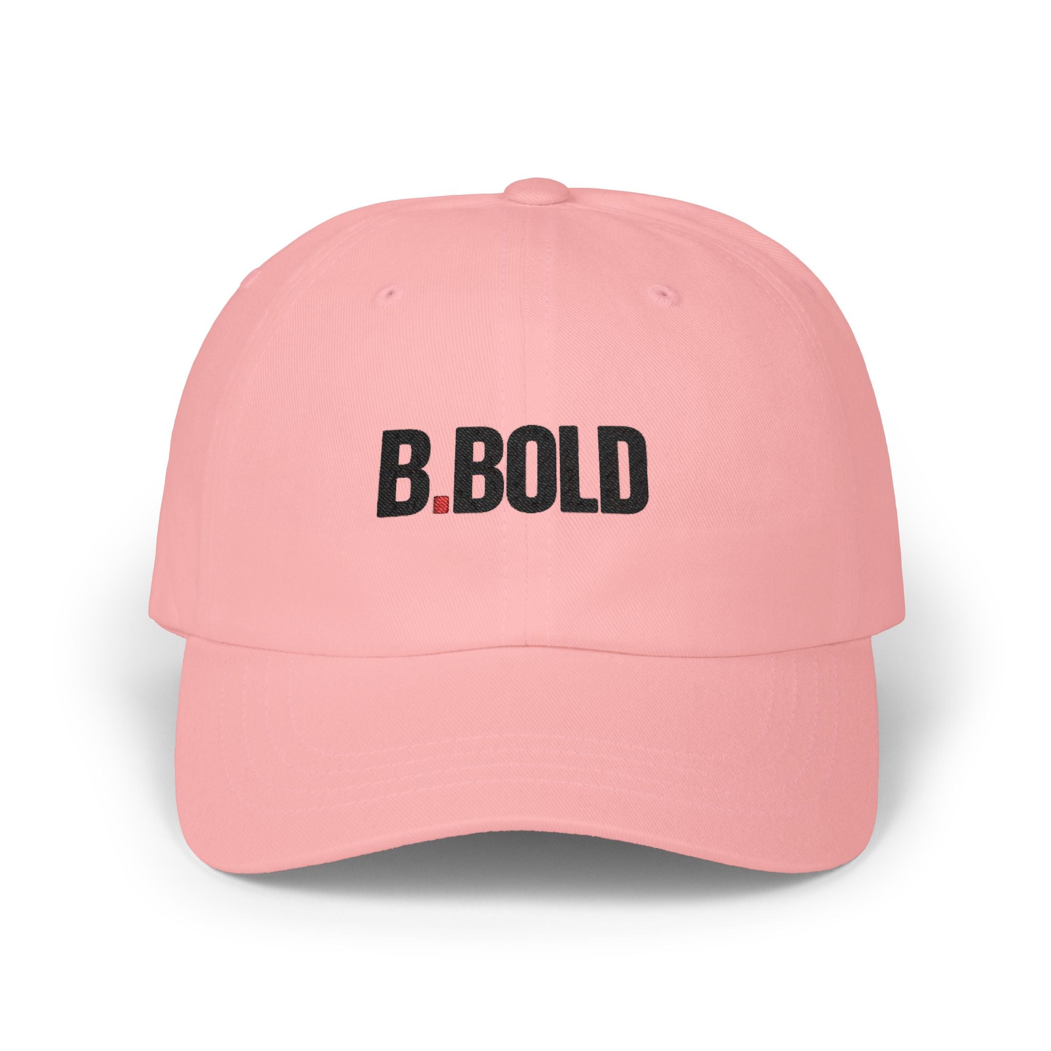 Be Bold Dad Hat – White Embroidered Adjustable Cap (Select Colors)