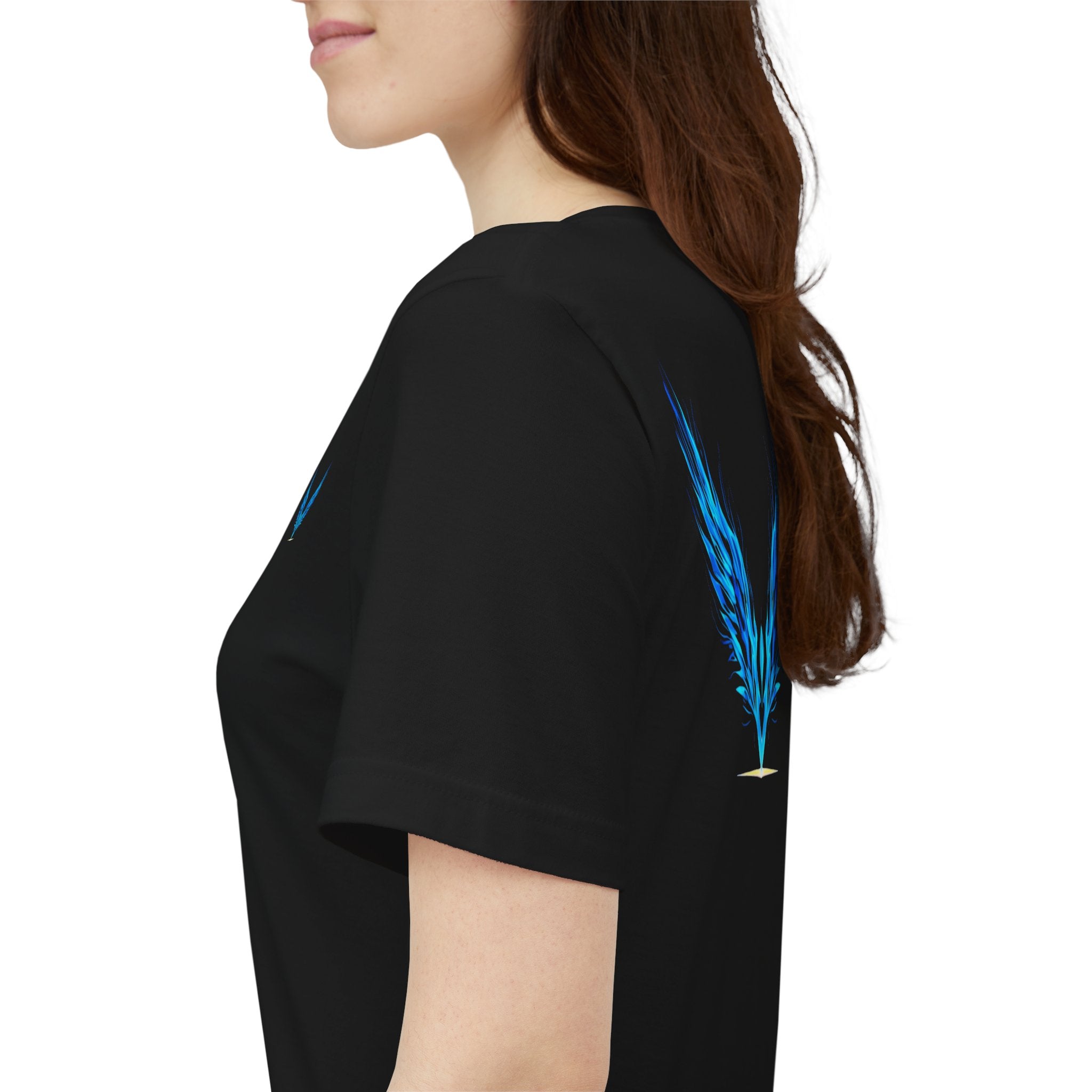 Sapphire Wing Emblem T-Shirt | Unisex Streetwear Tee |Official Kimmie Swan Merch