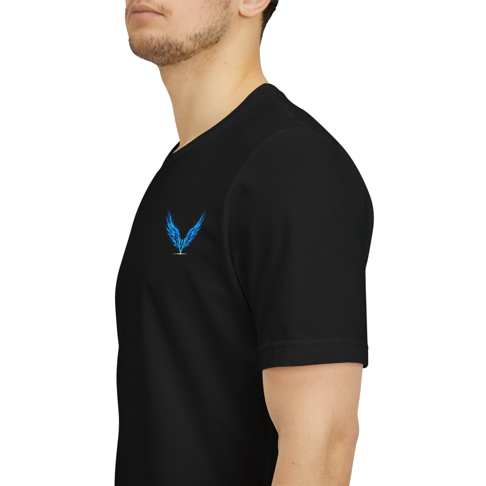 Sapphire Wing Emblem T-Shirt | Unisex Streetwear Tee |Official Kimmie Swan Merch