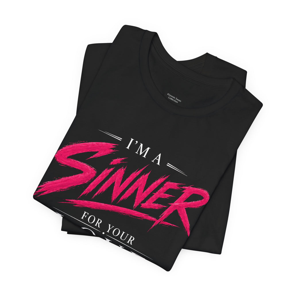 Sinner T-Shirt | Unisex Streetwear Music Tee | Official Kimmie Swan Merch