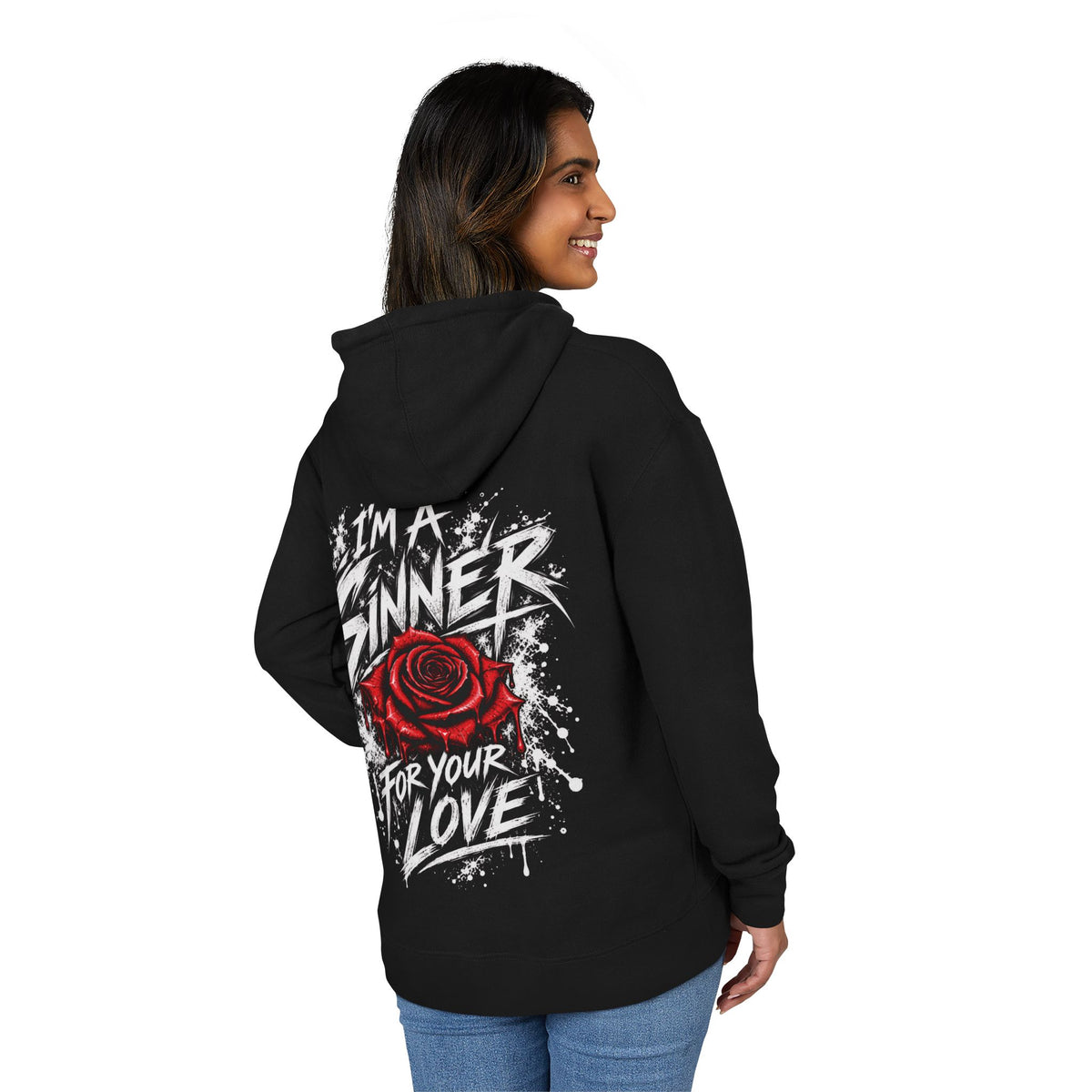 Sinner Hoodie | Alternative Rock Streetwear | Official Kimmie Swan Merch