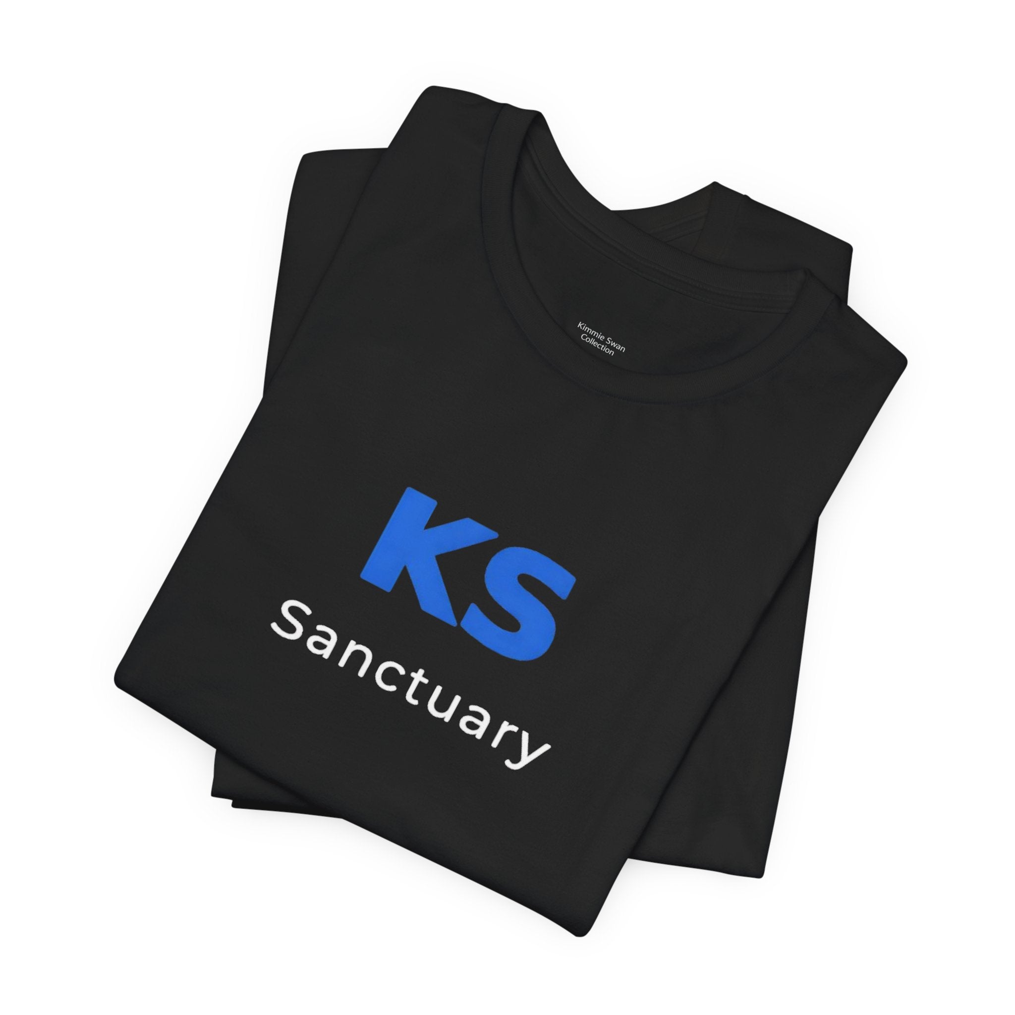 Official Kimmie Swan Merch | KS Sanctuary Minimalist Graphic T-Shirt | Black Unisex