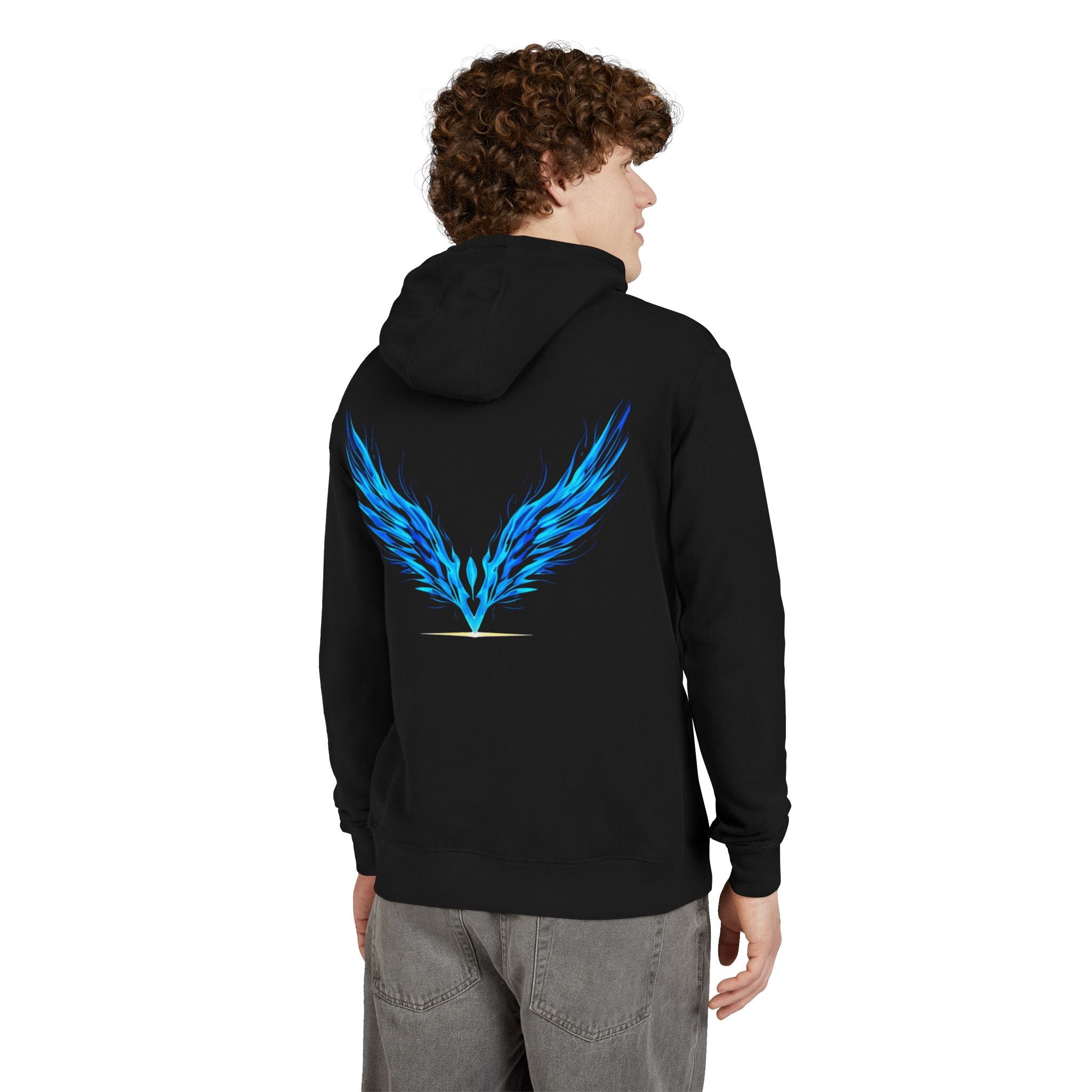 Sapphire Wing Emblem Hoodie | Unisex Streetwear  | Official Kimmie Swan Merch