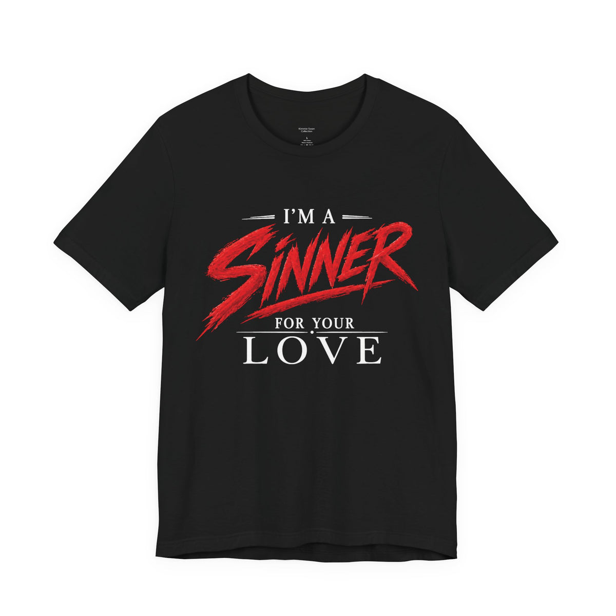 Sinner T-Shirt | Alternative Rock Streetwear | Official Kimmie Swan Merch