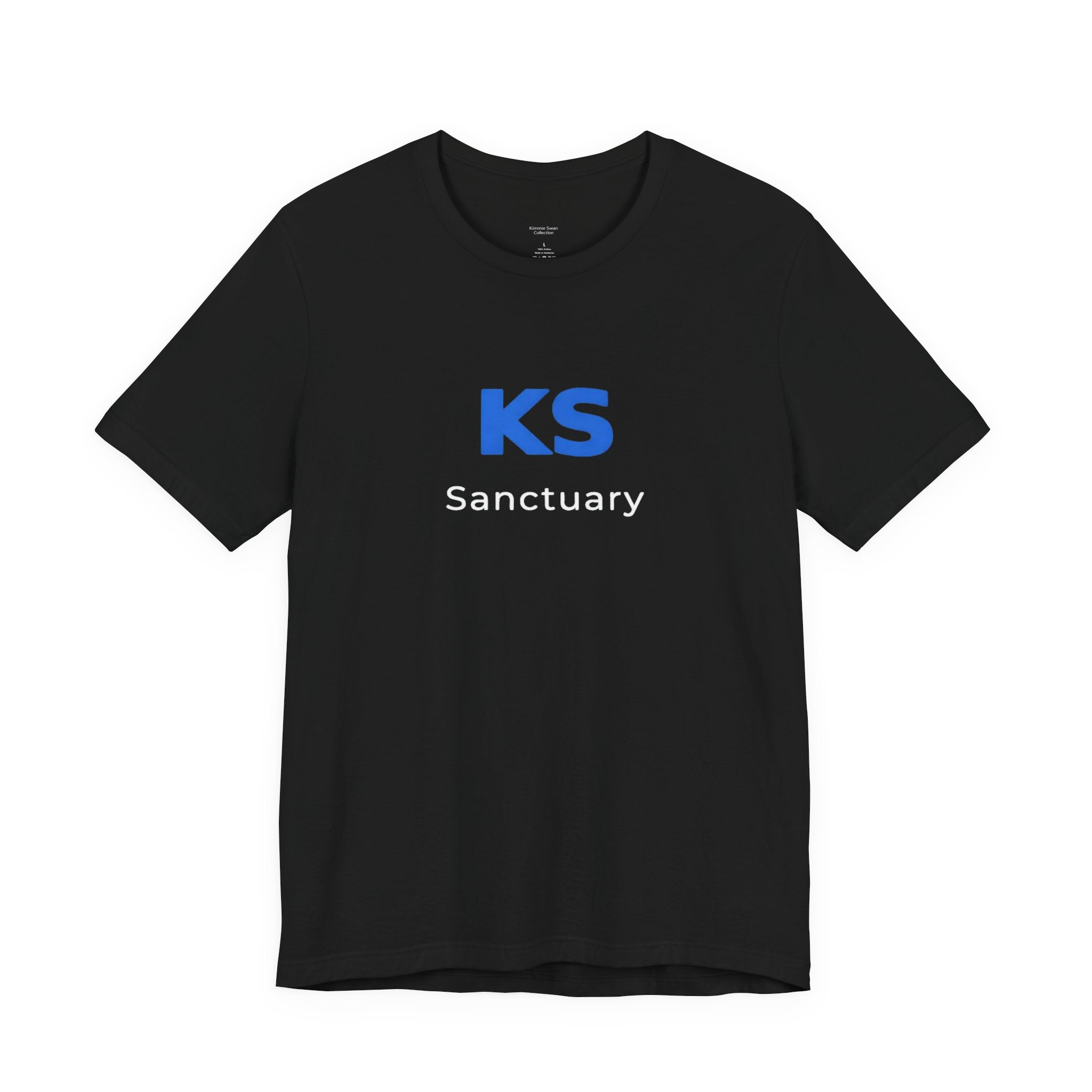 Official Kimmie Swan Merch | KS Sanctuary Minimalist Graphic T-Shirt | Black Unisex