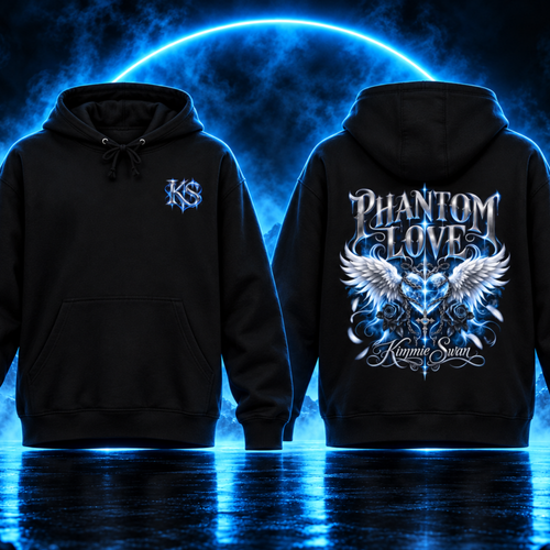 Phantom Love Graphic Unisex Hoodie | Official Kimmie Swan Merch