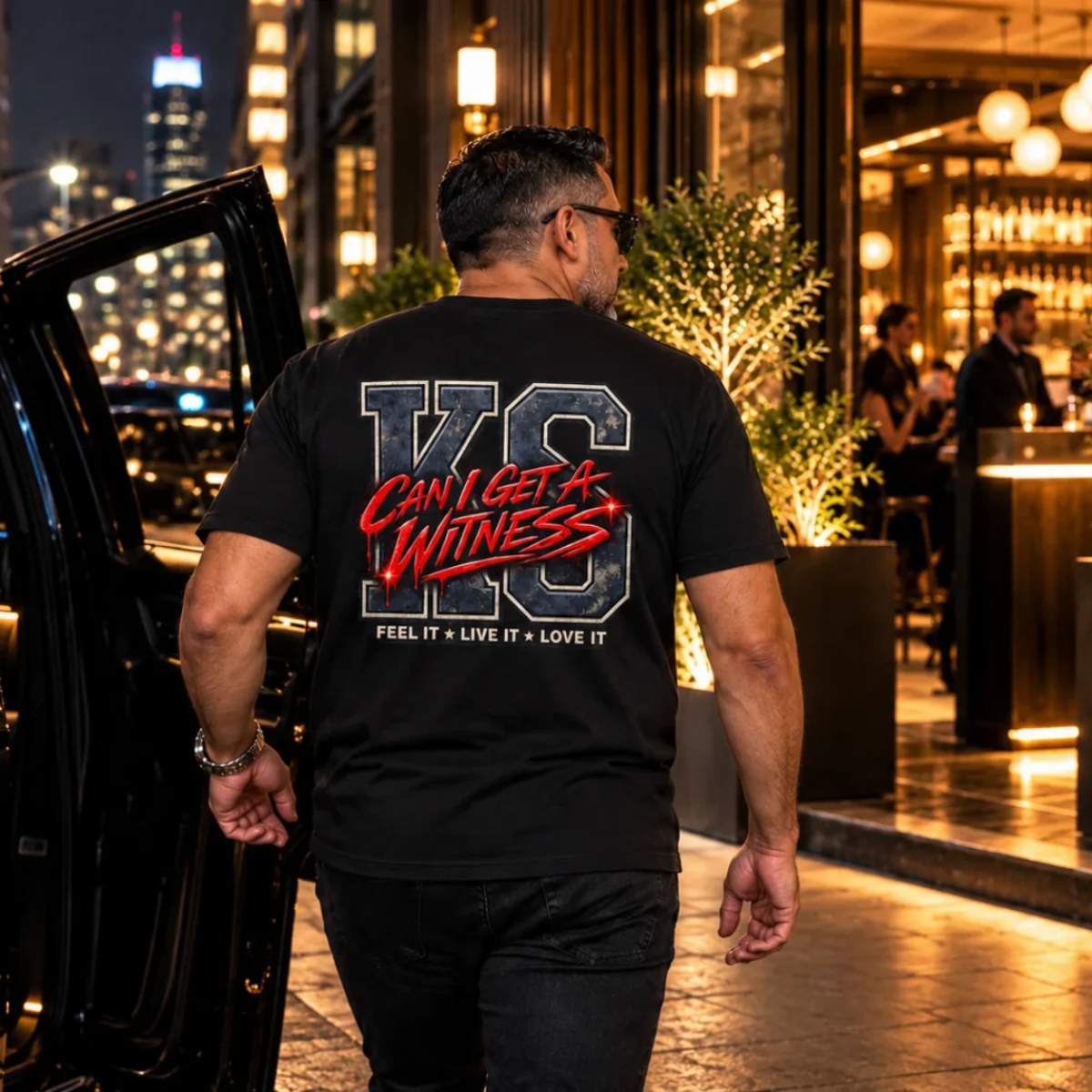 Can I Get a Witness T-Shirt | Alternative Rock Streetwear | Official Kimmie Swan Merch
