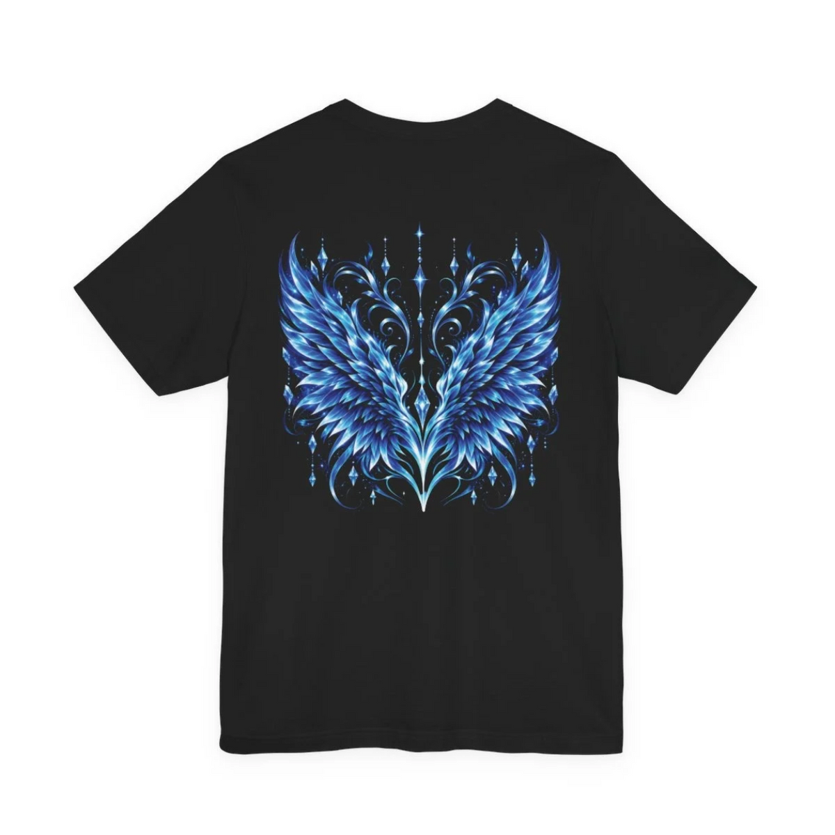 Sapphire Wing Emblem T-Shirt | Unisex Streetwear Tee | Official Kimmie Swan Merch