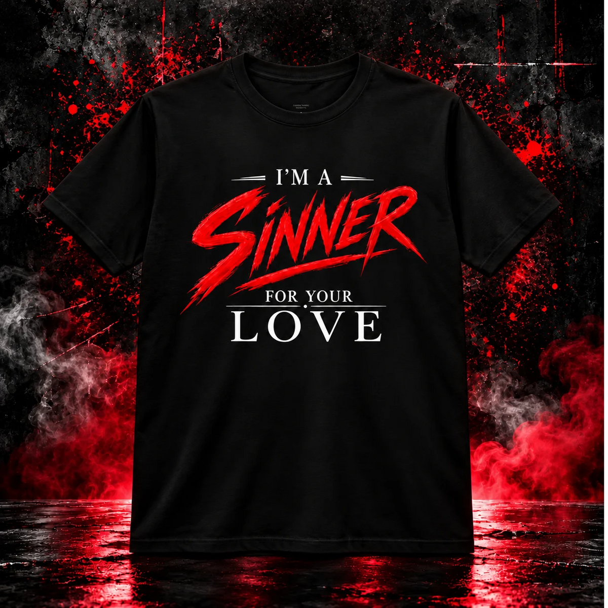 Sinner T-Shirt | Alternative Rock Streetwear | Official Kimmie Swan Merch